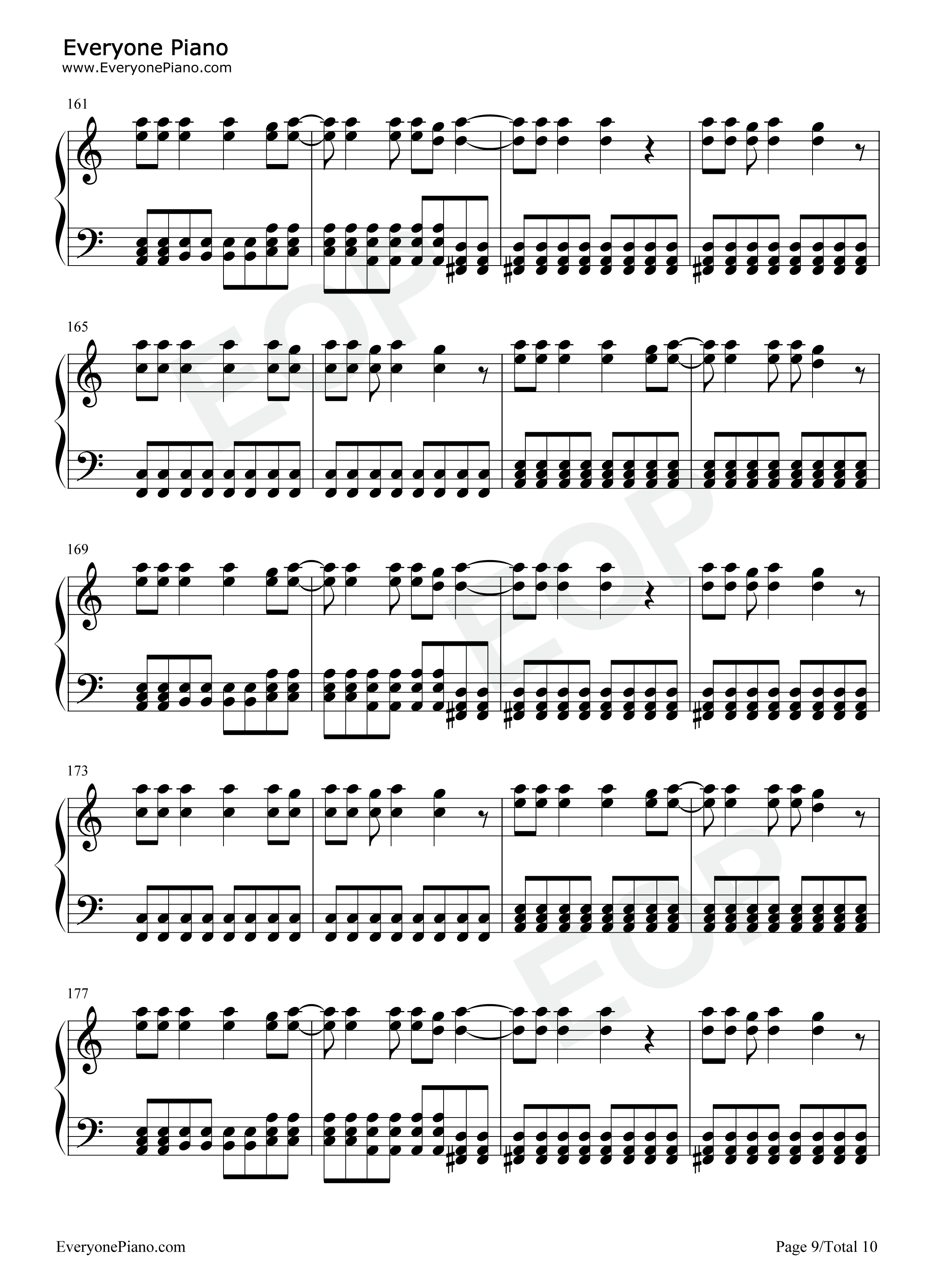The Pretender钢琴谱-Foo Fighters9