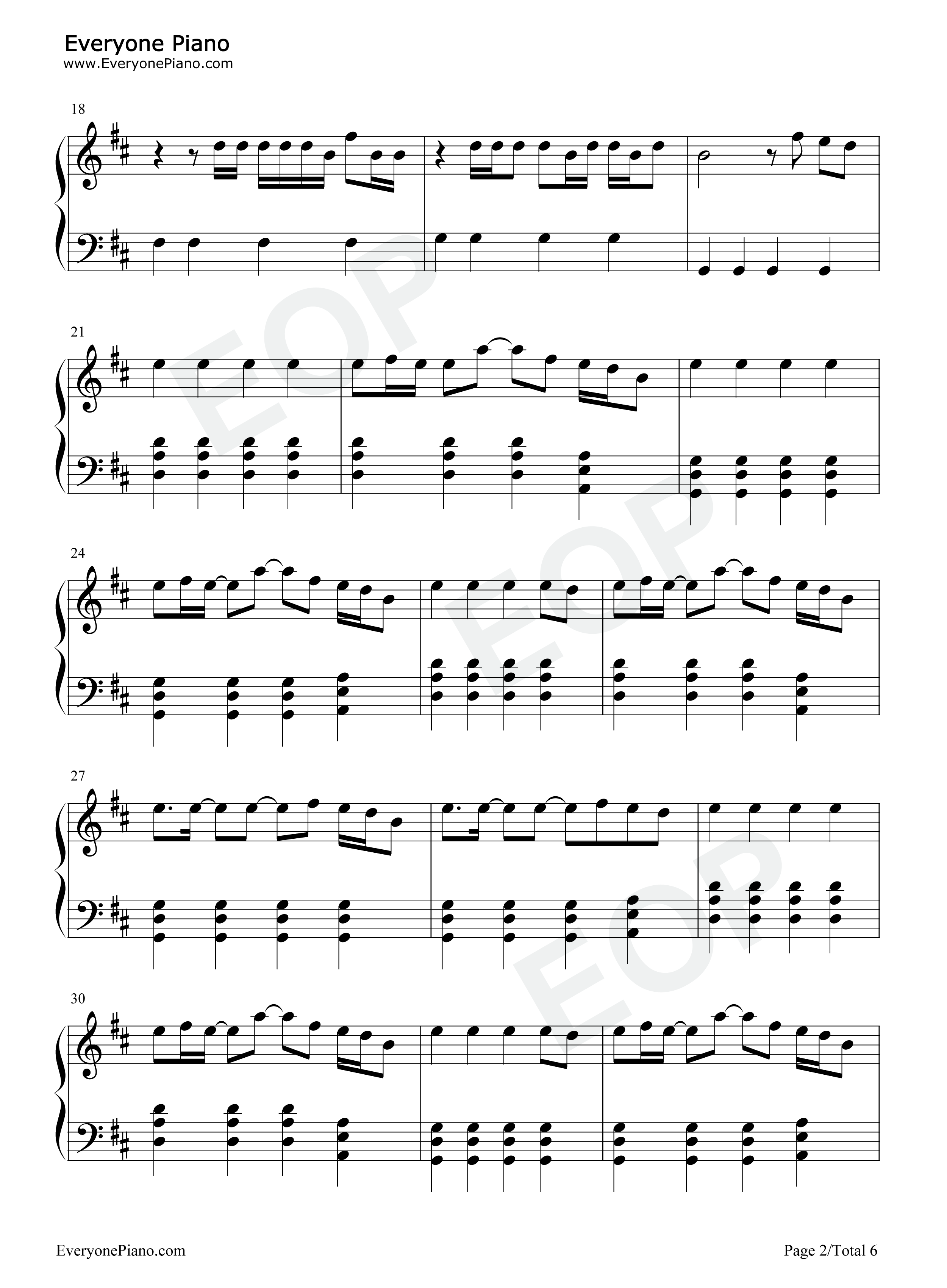 Style钢琴谱-Taylor Swift2