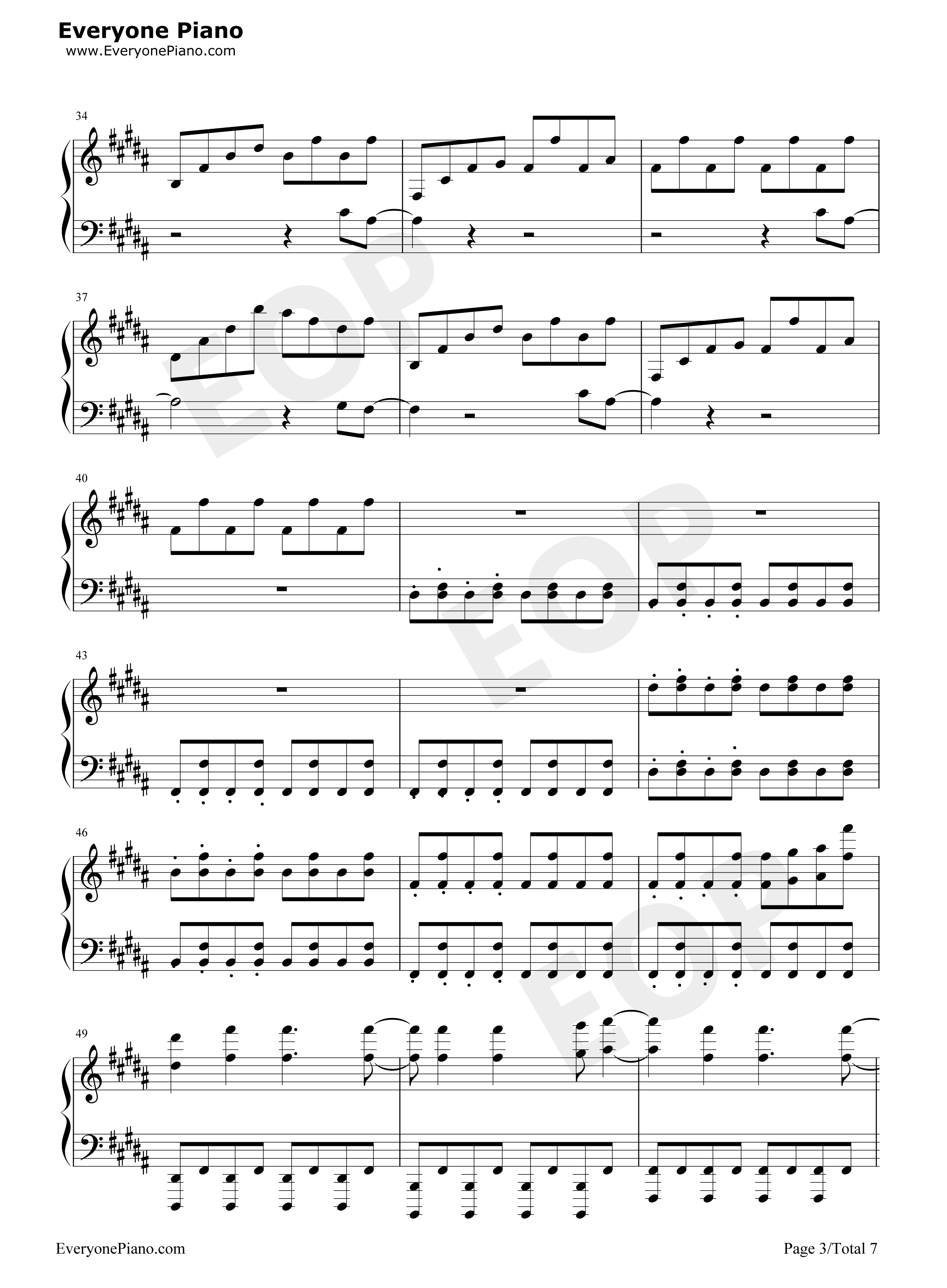 Trees钢琴谱-Twenty One Pilots3