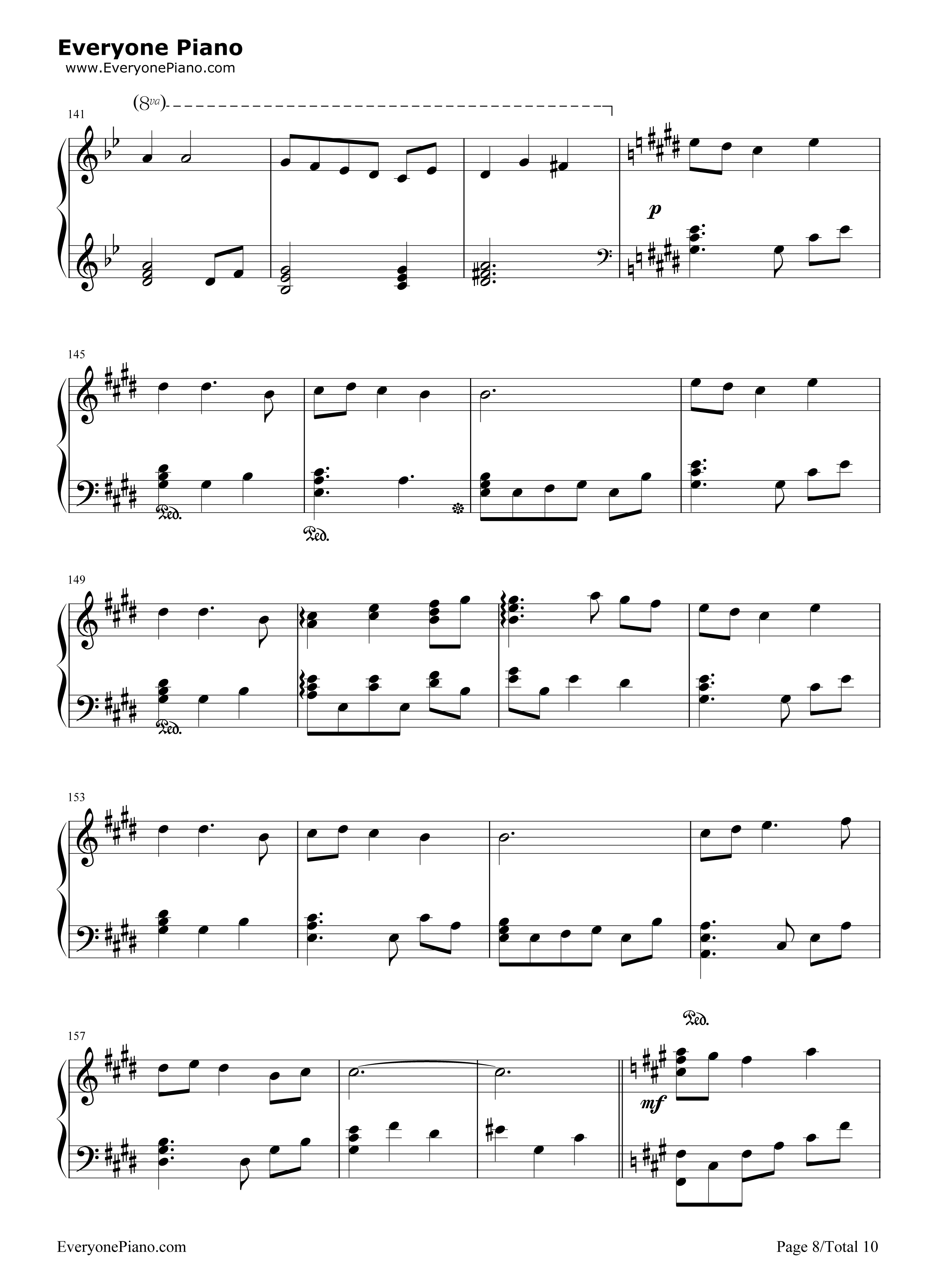 Everytime You Kissed Me钢琴谱-Emily Bindiger8