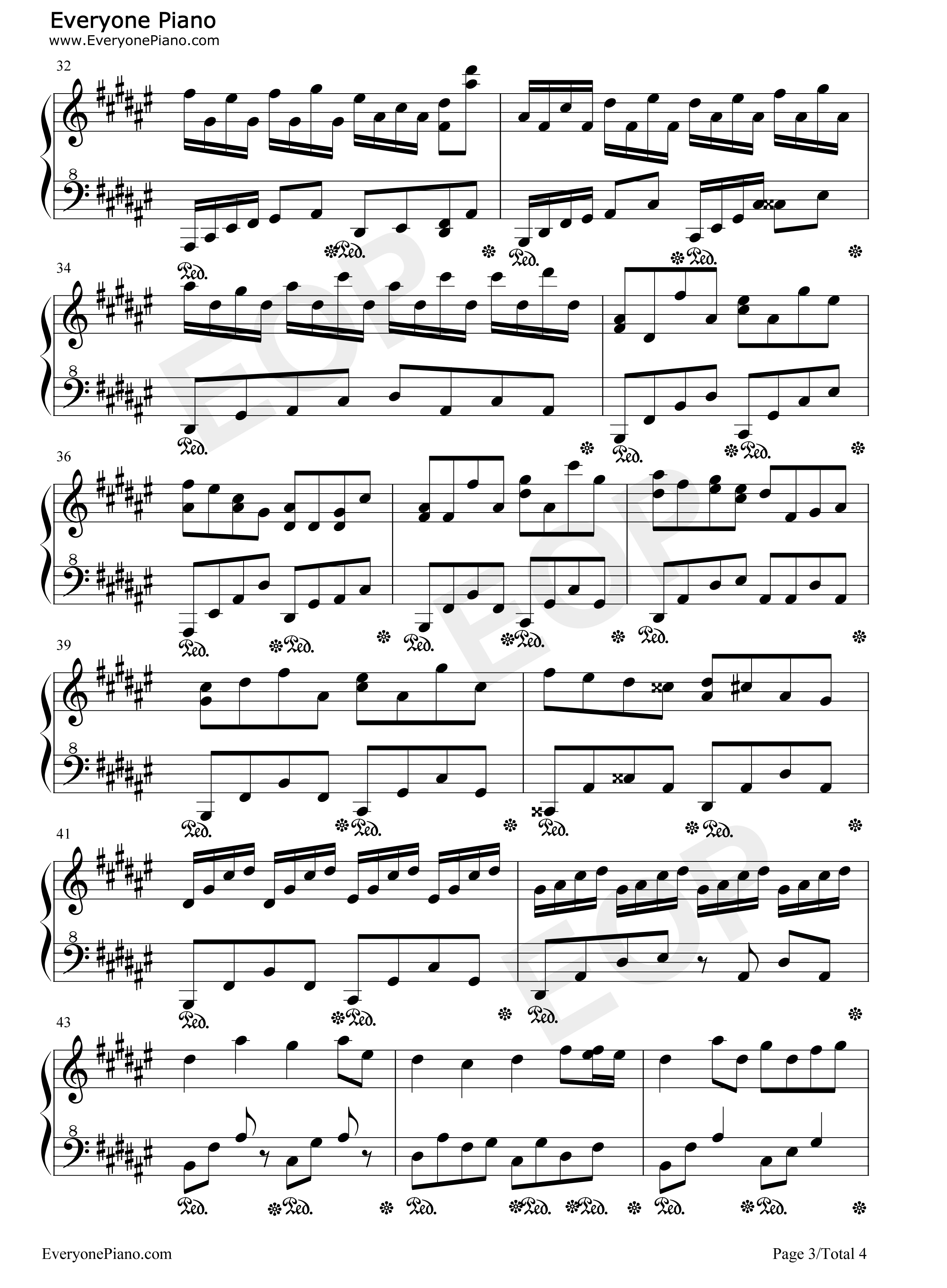 Dream Meets钢琴谱-s-zero-pie3