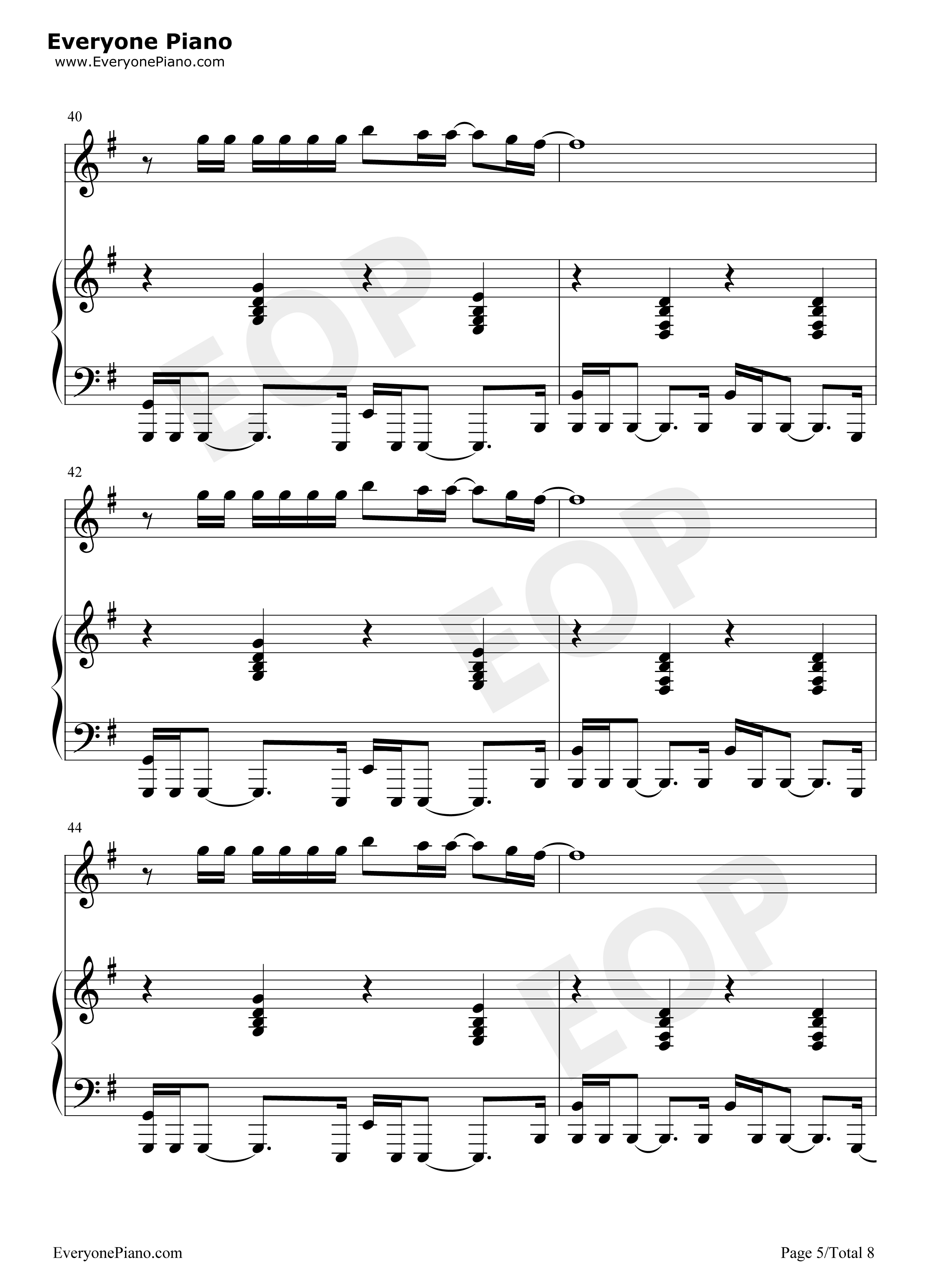 Fade钢琴谱-Lewis Capaldi5