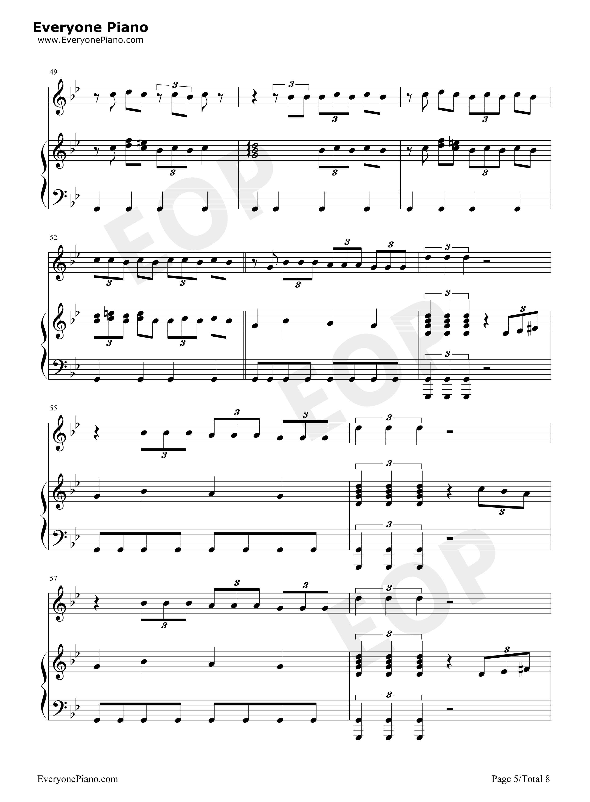 Bury a Friend钢琴谱-Billie Eilish5