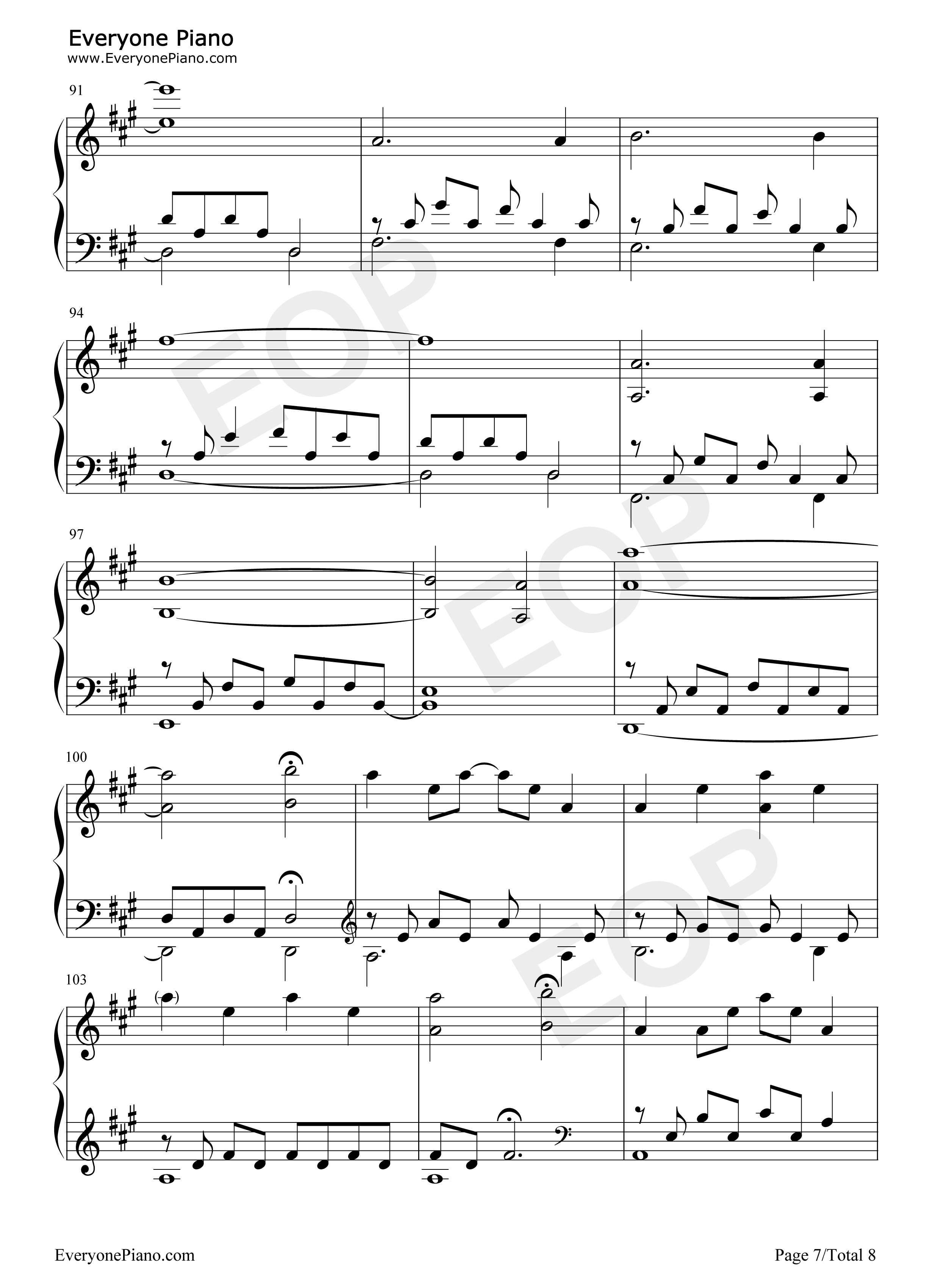 The Portrait钢琴谱-James Horner7