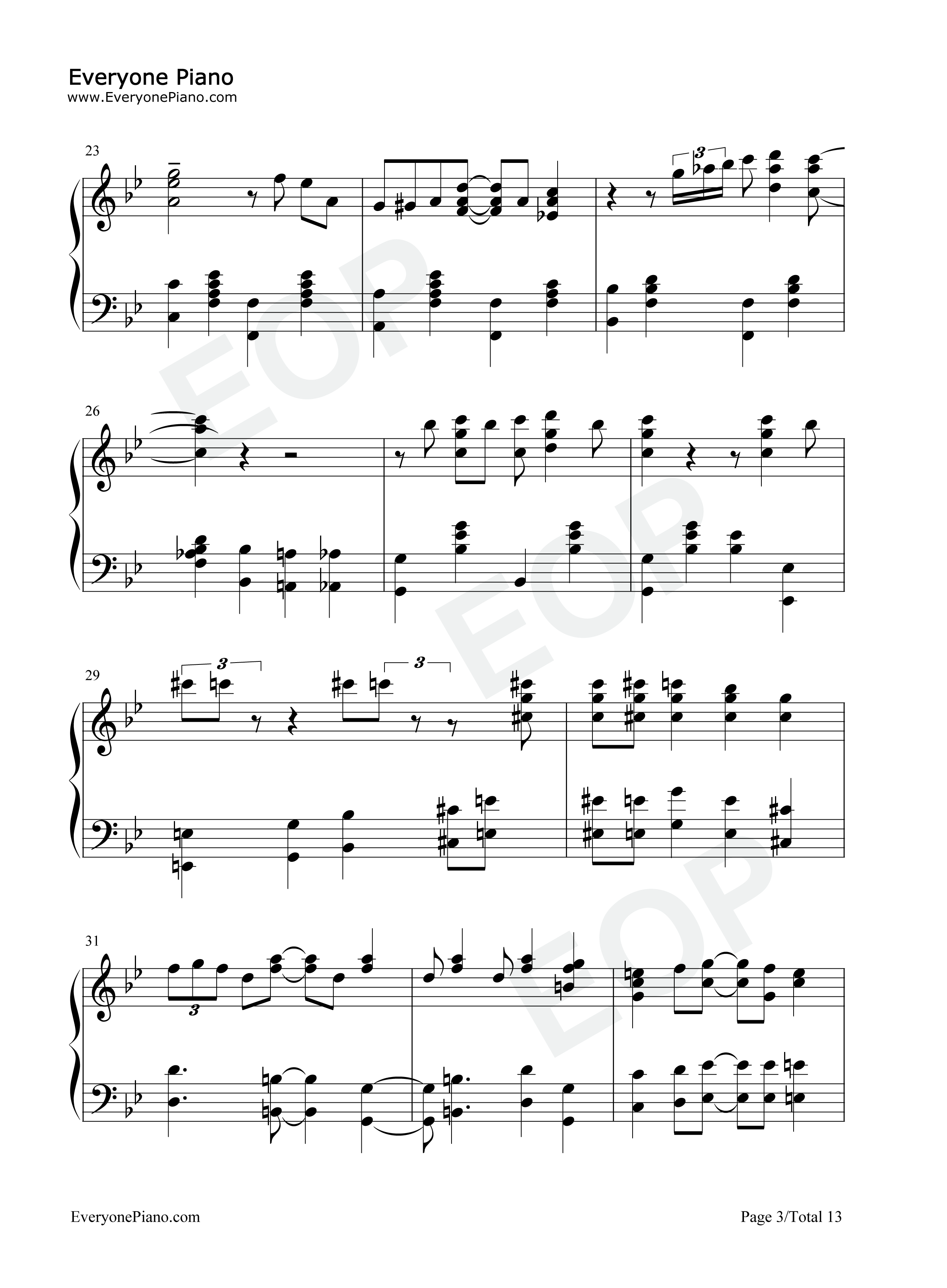 Shreveport Stomp钢琴谱-Jelly Roll Morton3