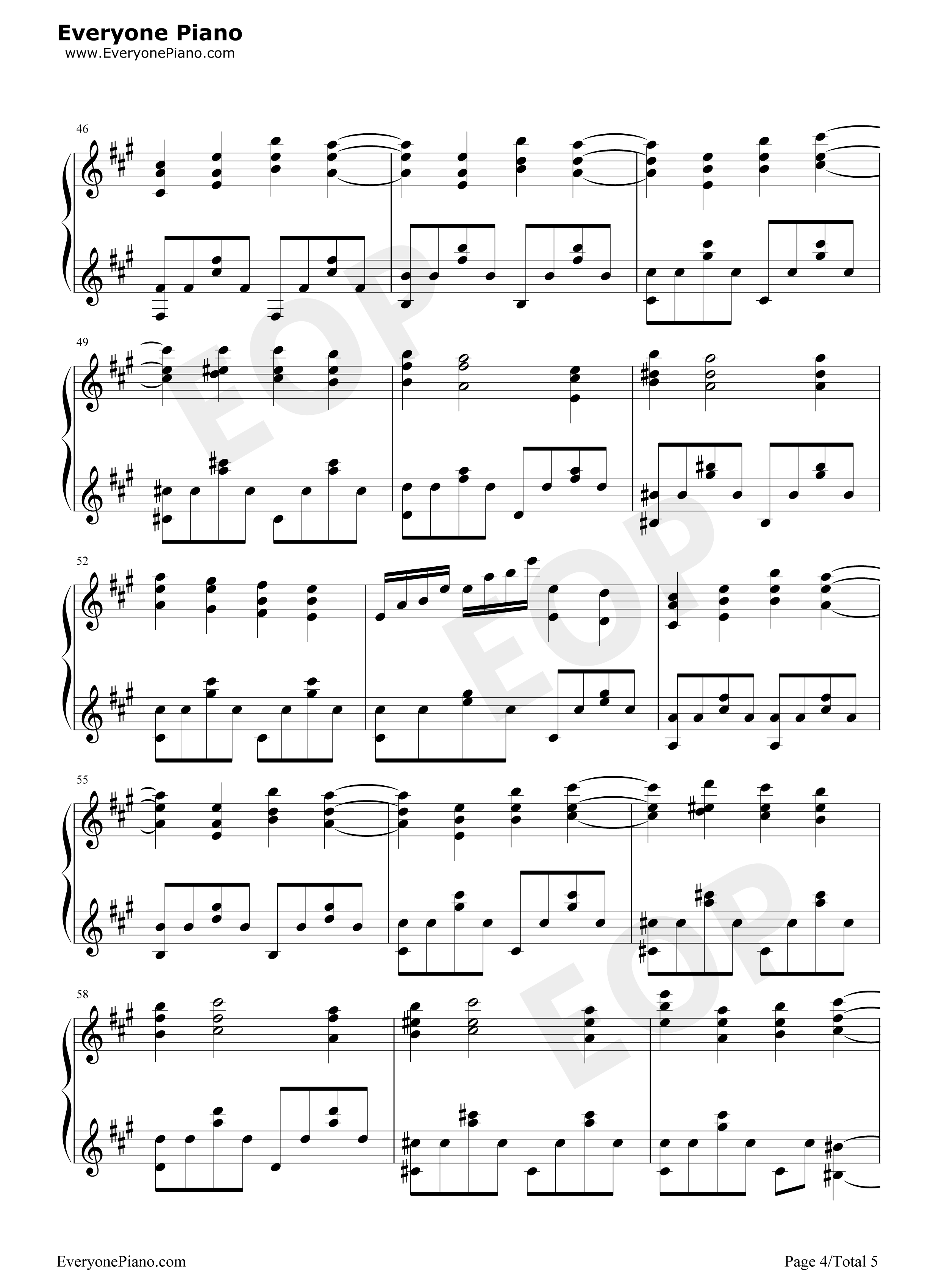 センチメンタルクライシス钢琴谱-Halca4