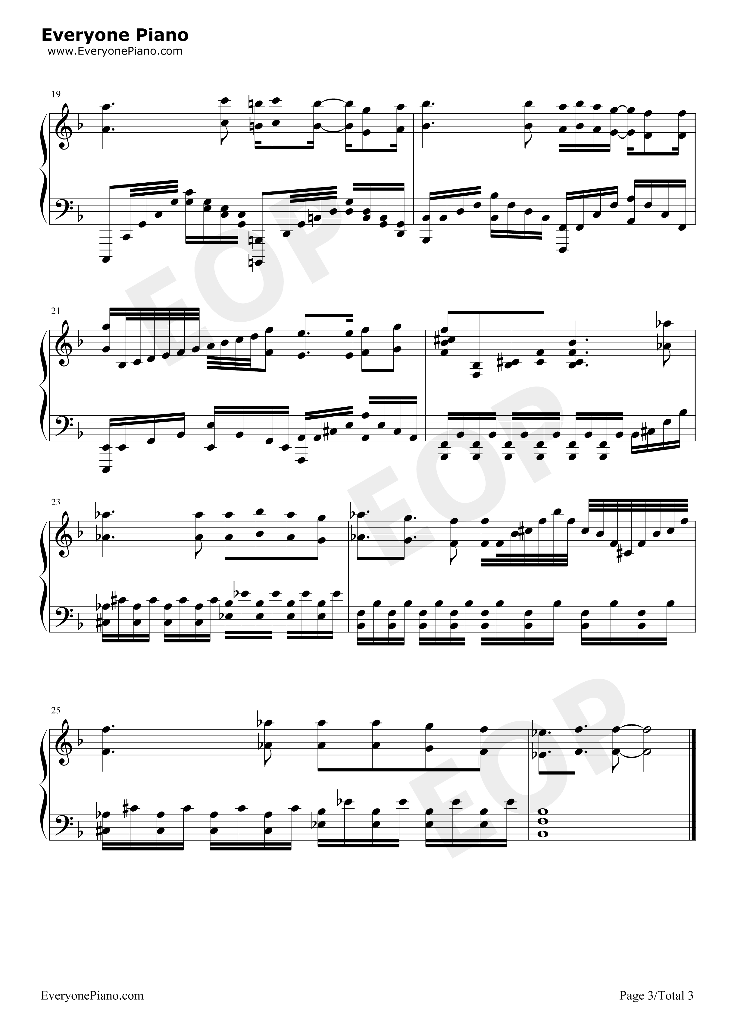 From the Edge钢琴谱-FictionJunction LiSA3