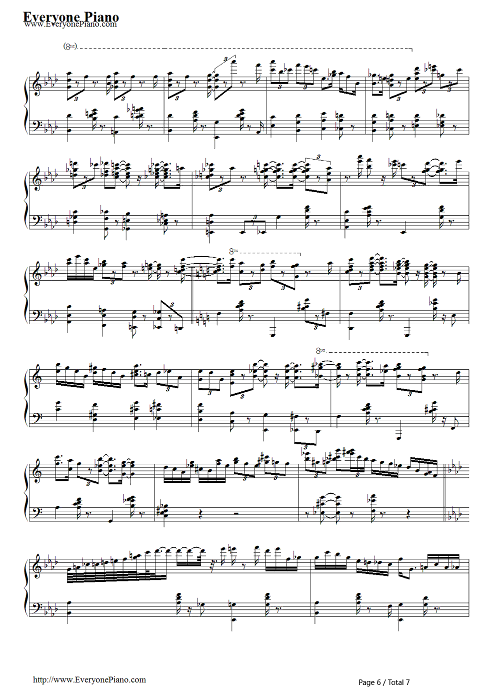 Tea for Two钢琴谱-Art Tatum6
