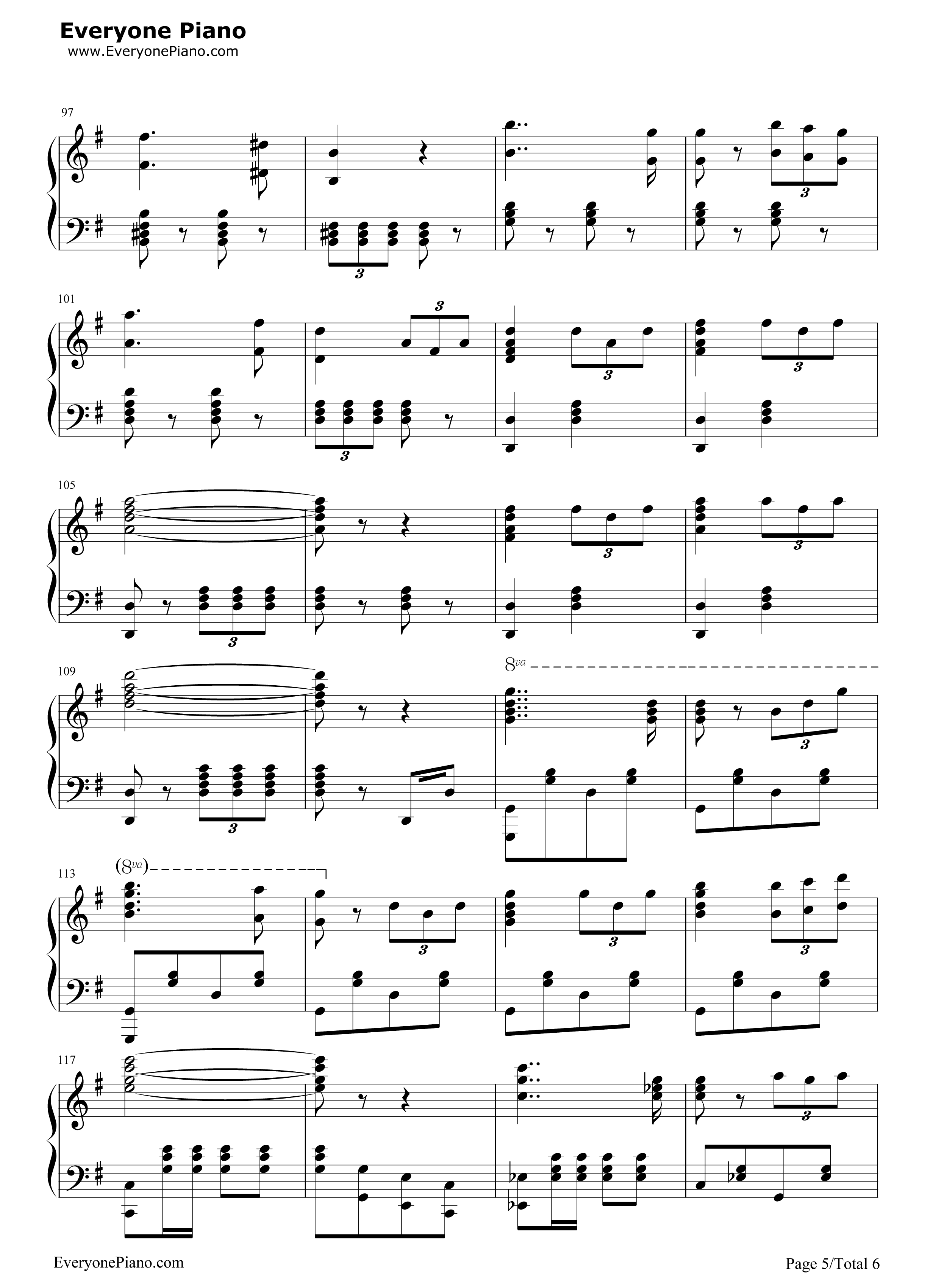 巴登威勒进行曲钢琴谱-Georg Fürst5