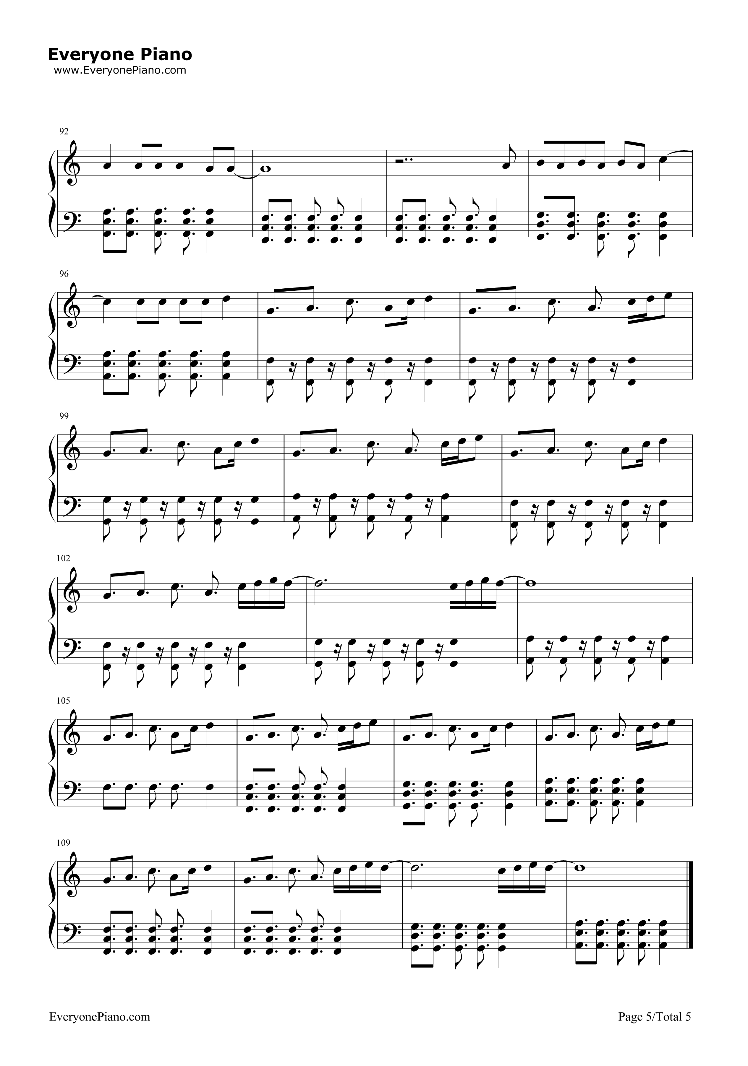 This Is What You Came For钢琴谱-Calvin Harris5