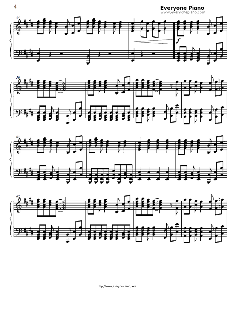 Teenagers钢琴谱-My Chemical Romance4