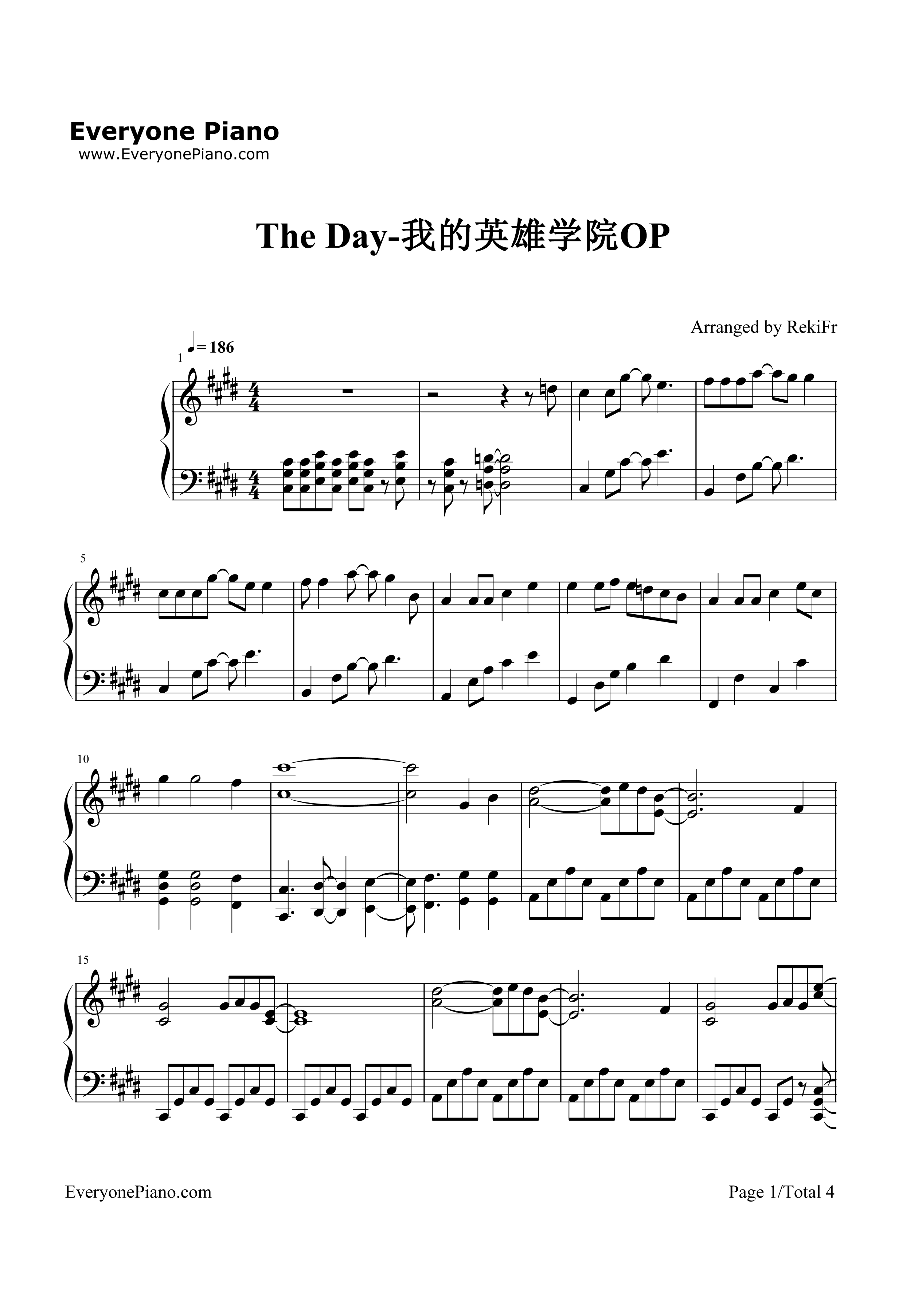 The Day钢琴谱-色情涂鸦1