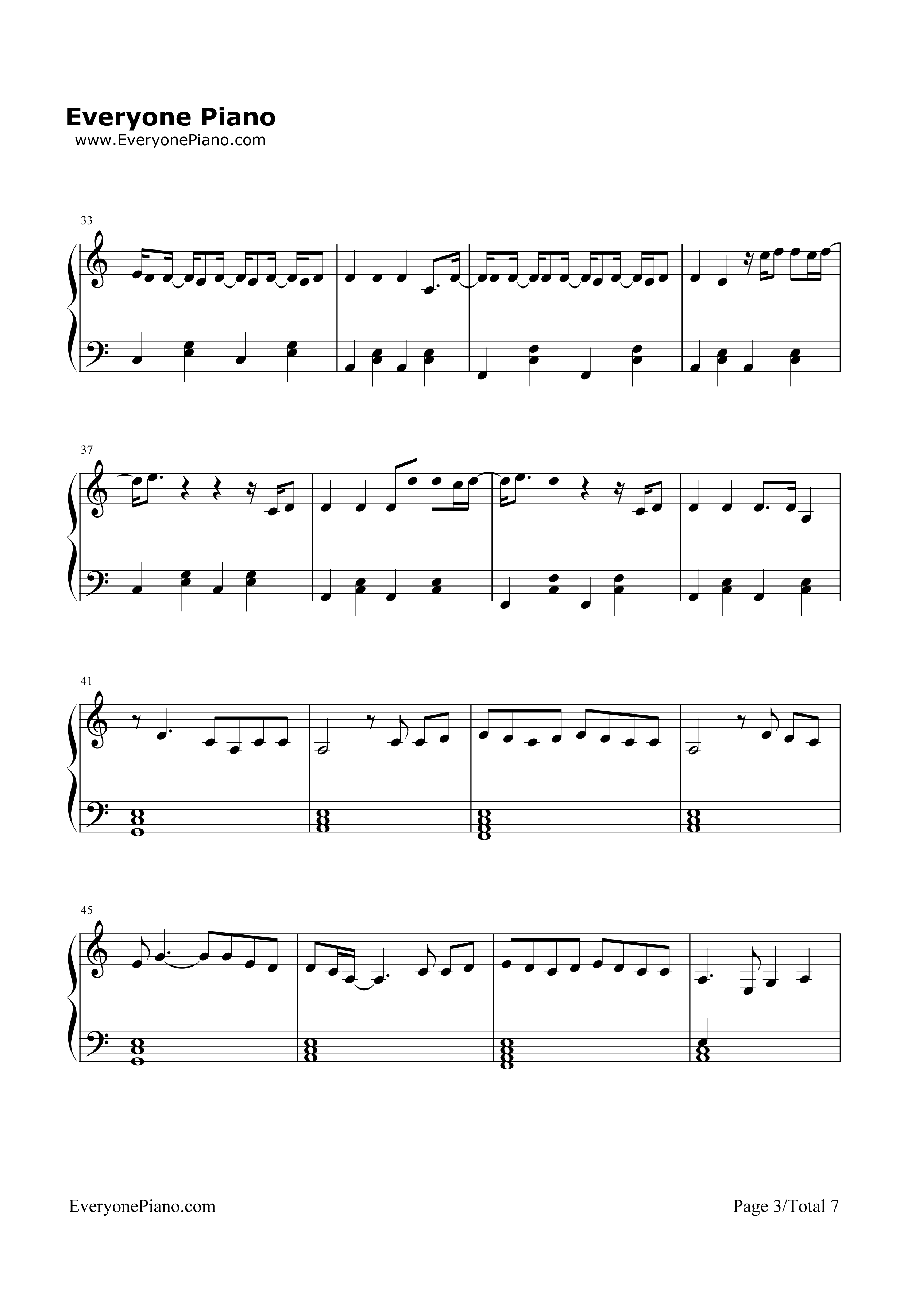 Can't Stop the Feeling钢琴谱-Justin Timberlake3