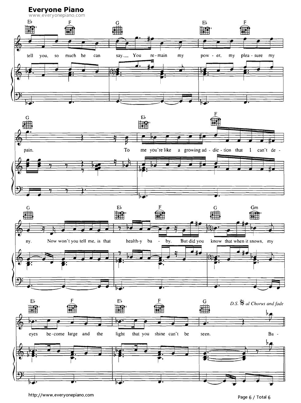 Kiss From a Rose钢琴谱-Seal6