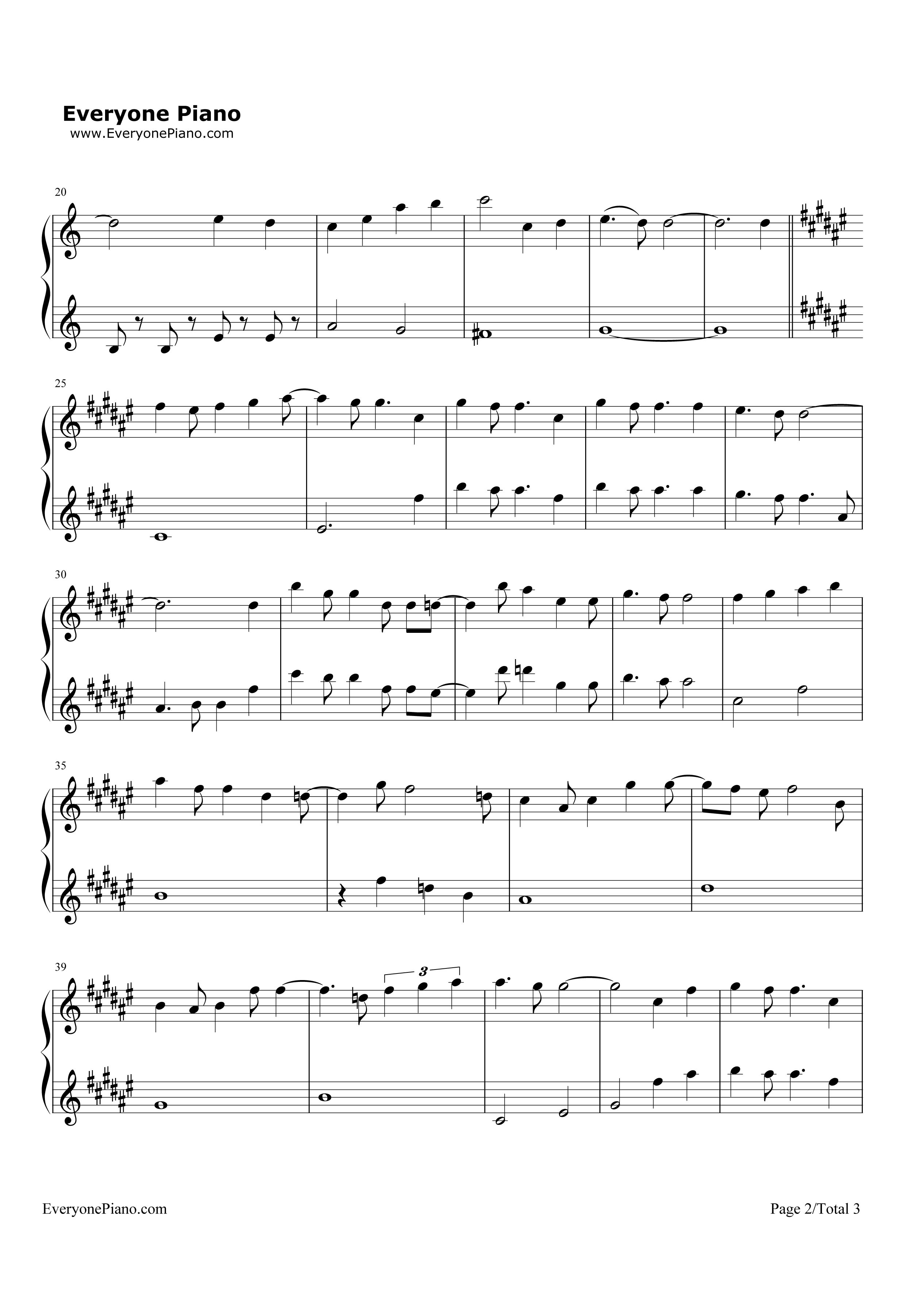 はじまりの速度钢琴谱-三月のパンタシア2