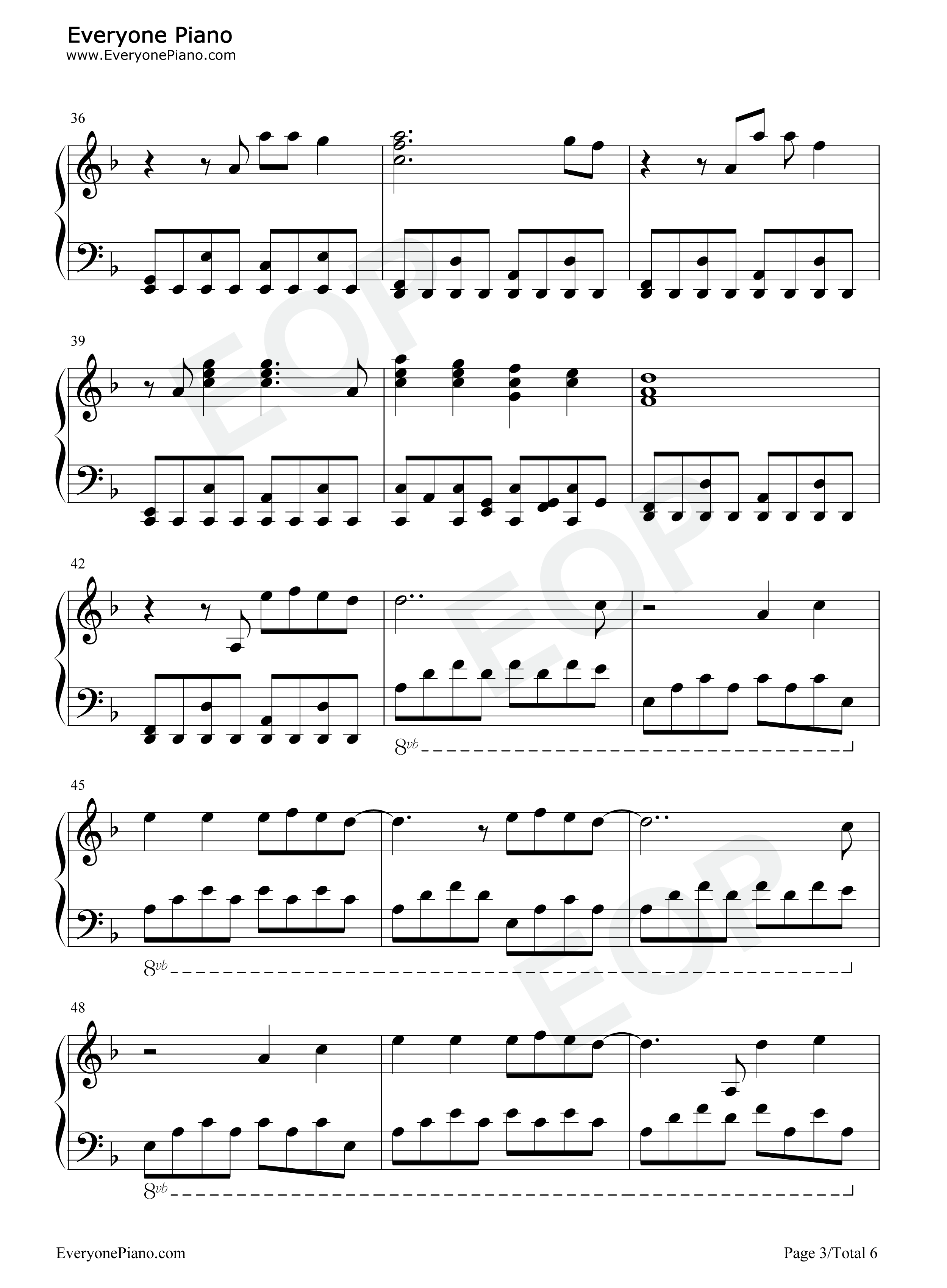 Burn It Down钢琴谱-Linkin Park3