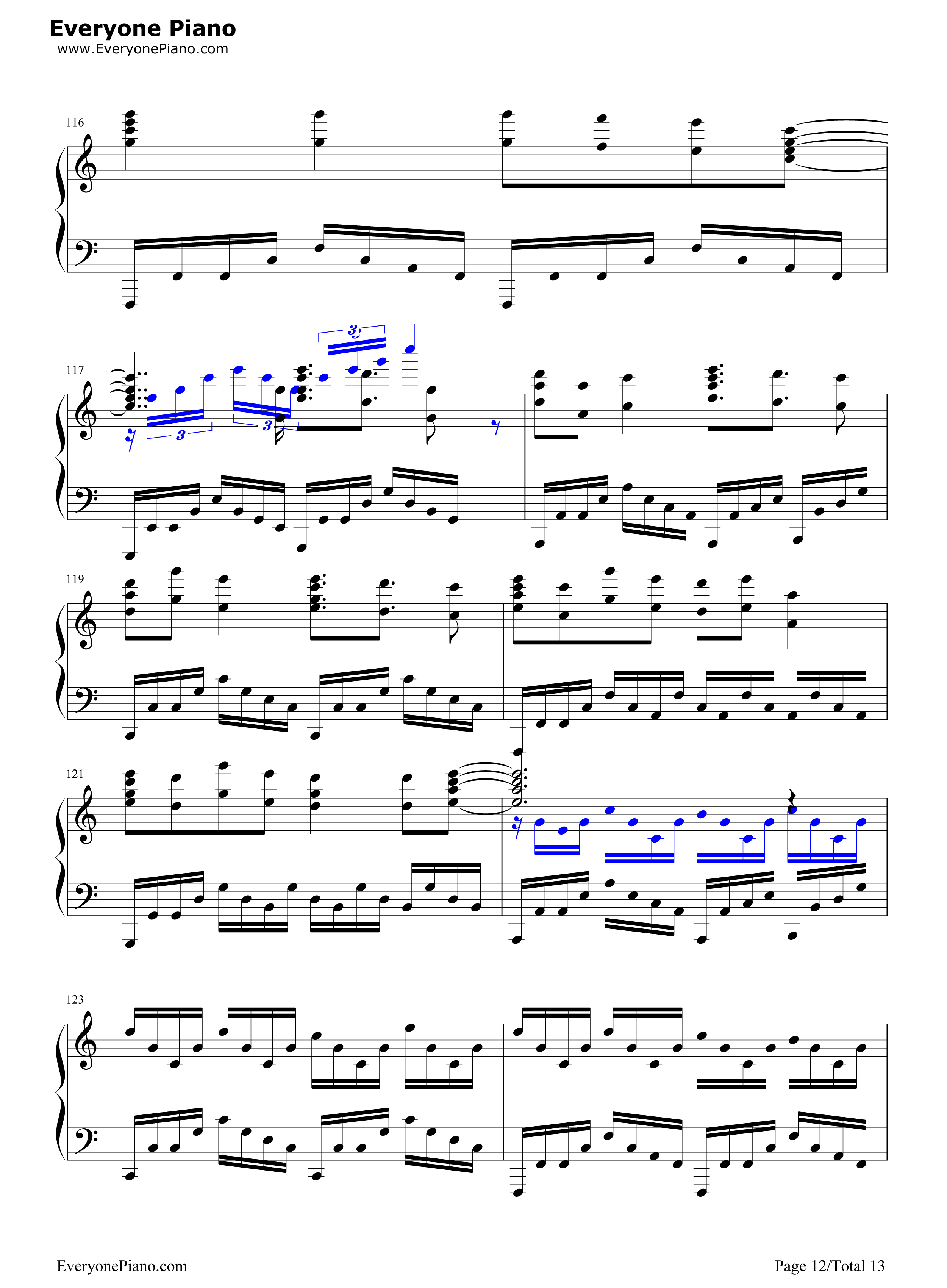 季节は次々死んでいく钢琴谱-amazarashi12