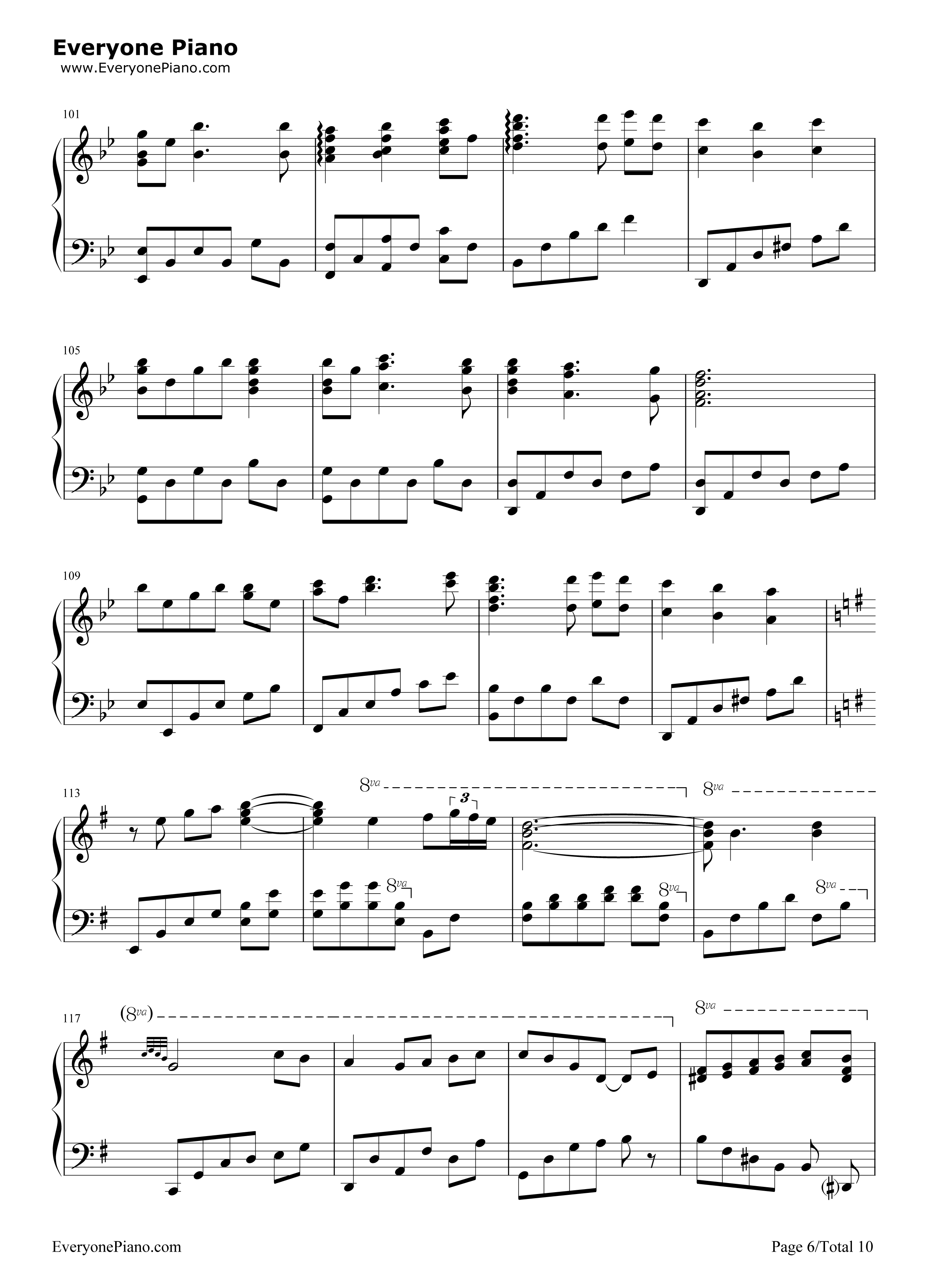 Everytime You Kissed Me钢琴谱-Emily Bindiger6