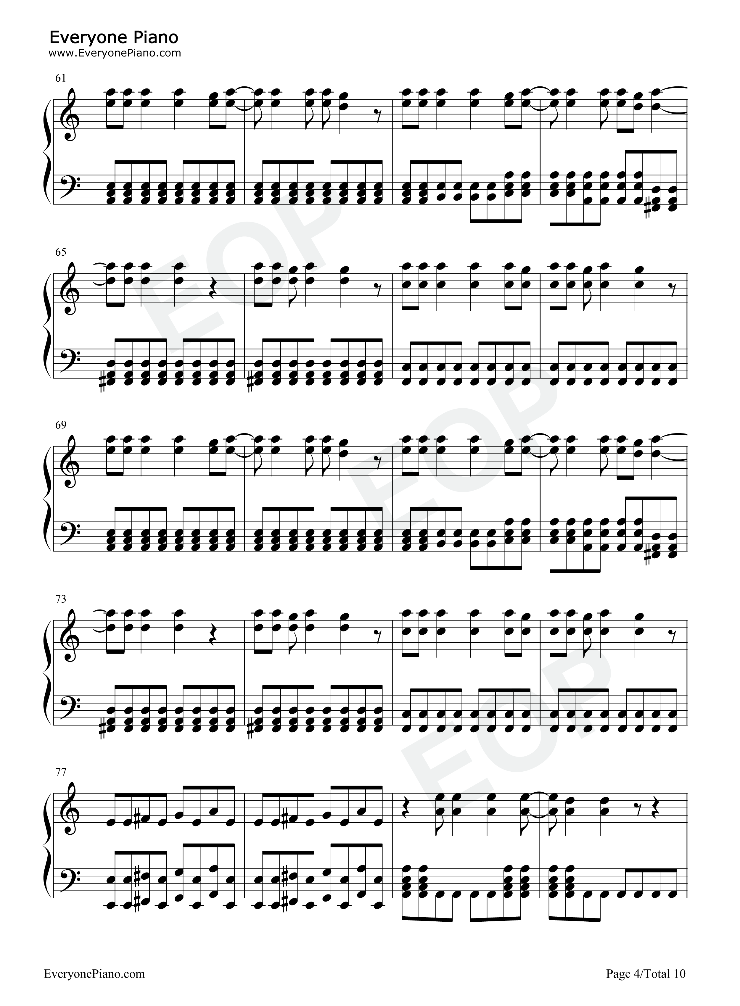 The Pretender钢琴谱-Foo Fighters4