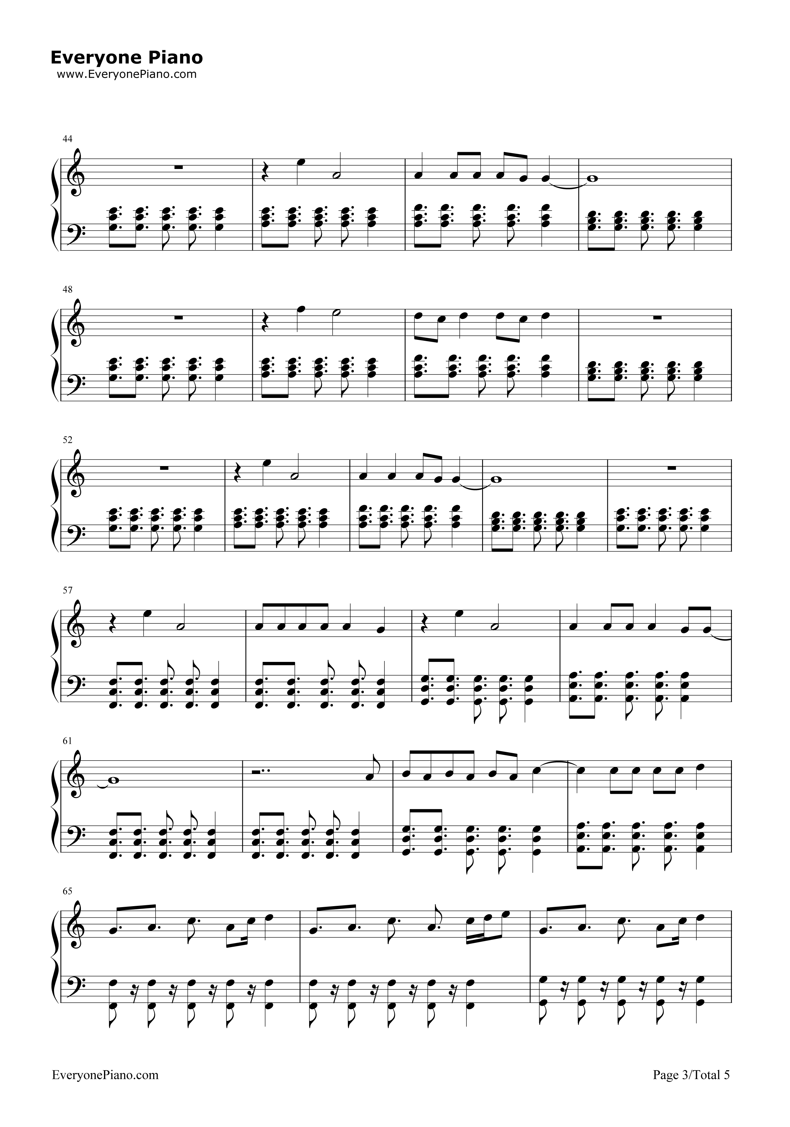 This Is What You Came For钢琴谱-Calvin Harris3