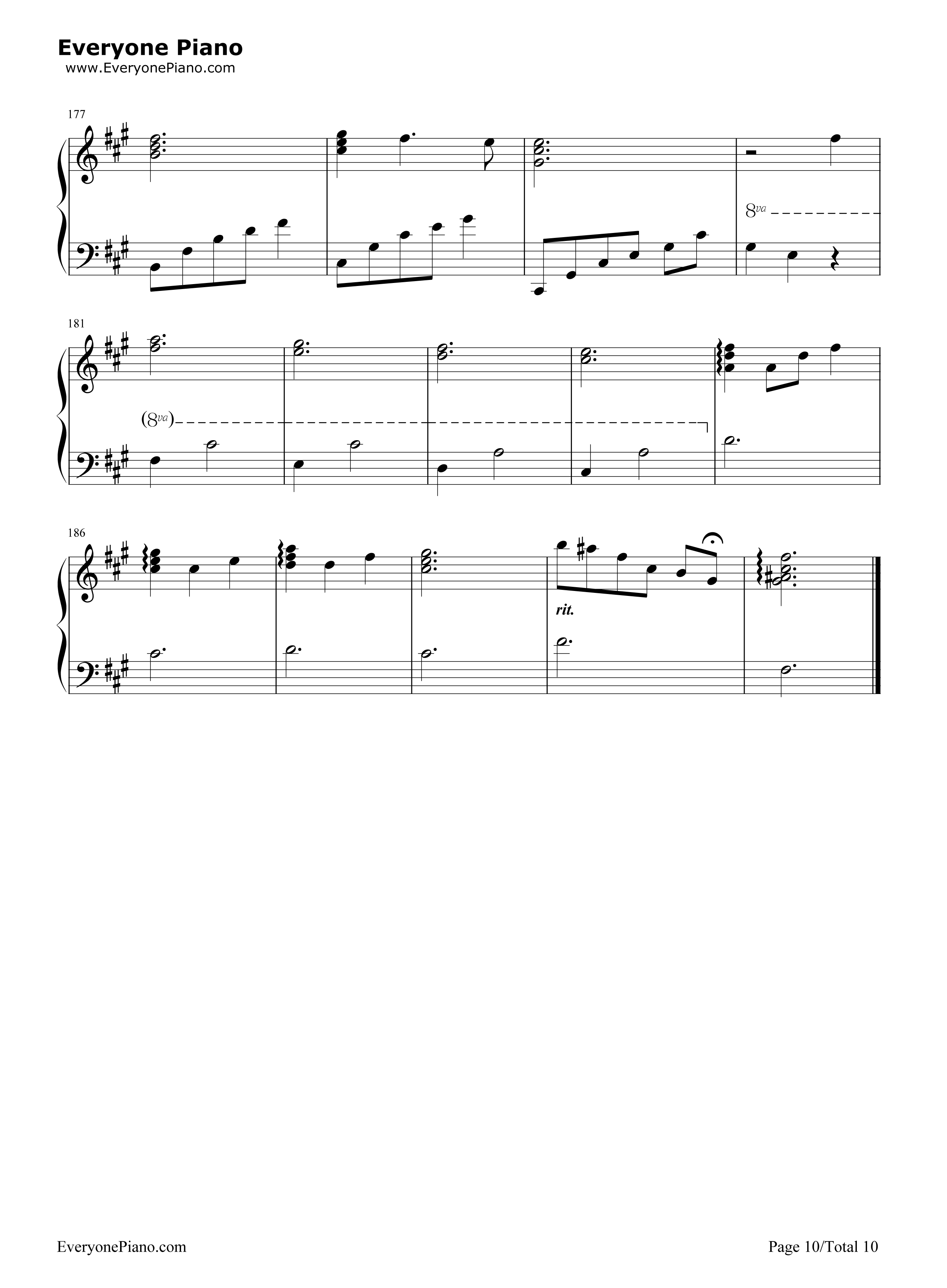 Everytime You Kissed Me钢琴谱-Emily Bindiger10
