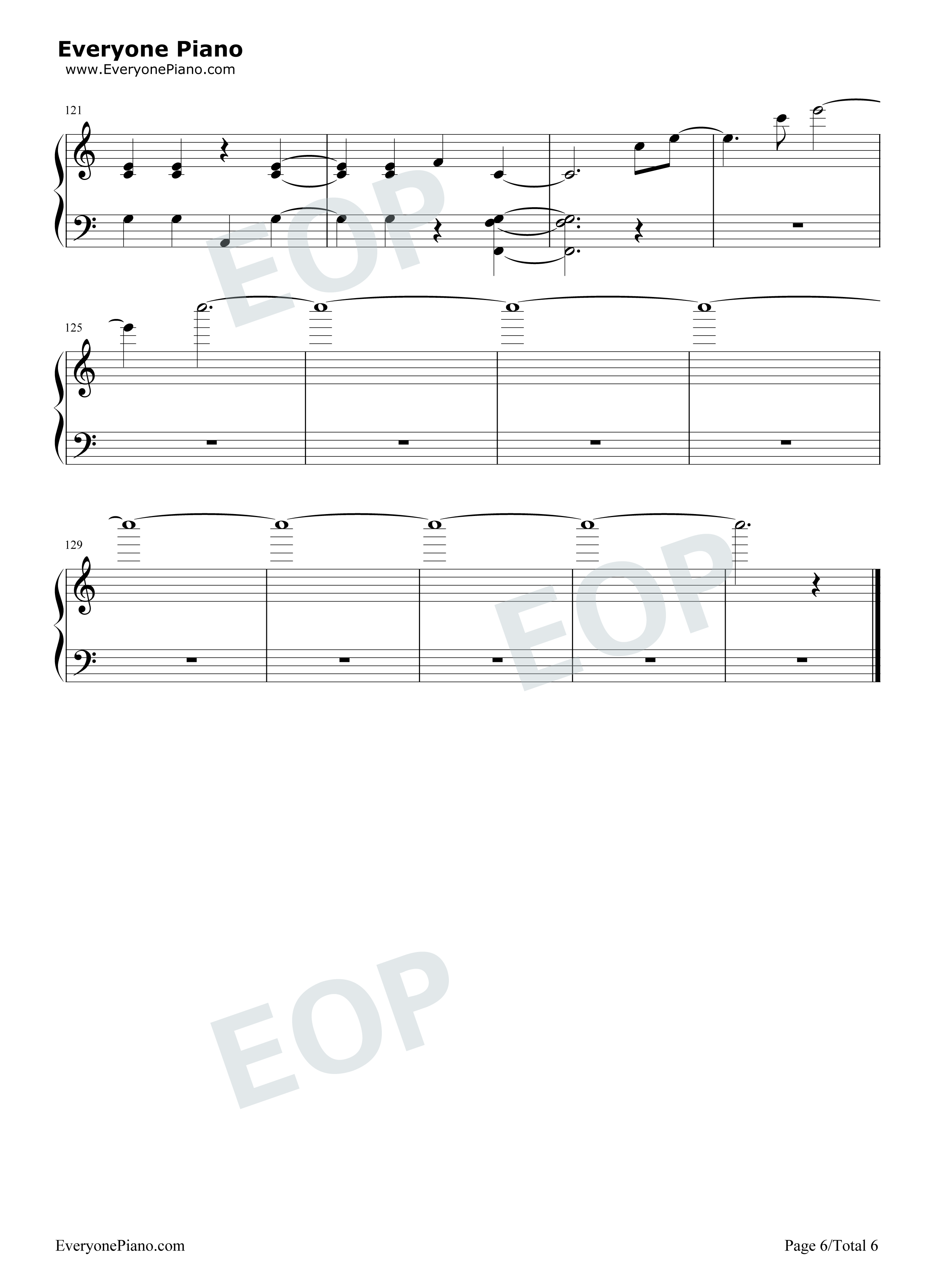New Year's Day钢琴谱-Taylor Swift6