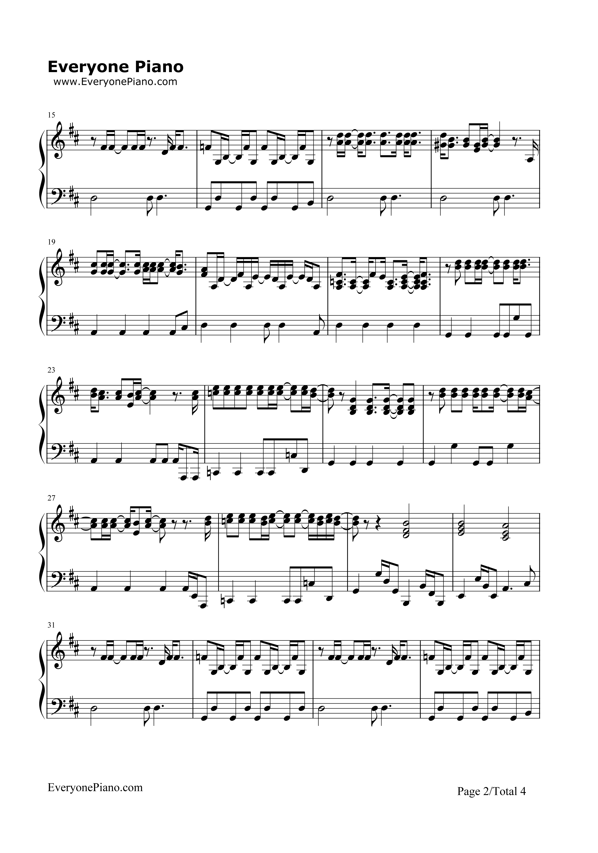 Brain Damage钢琴谱-Pink Floyd2