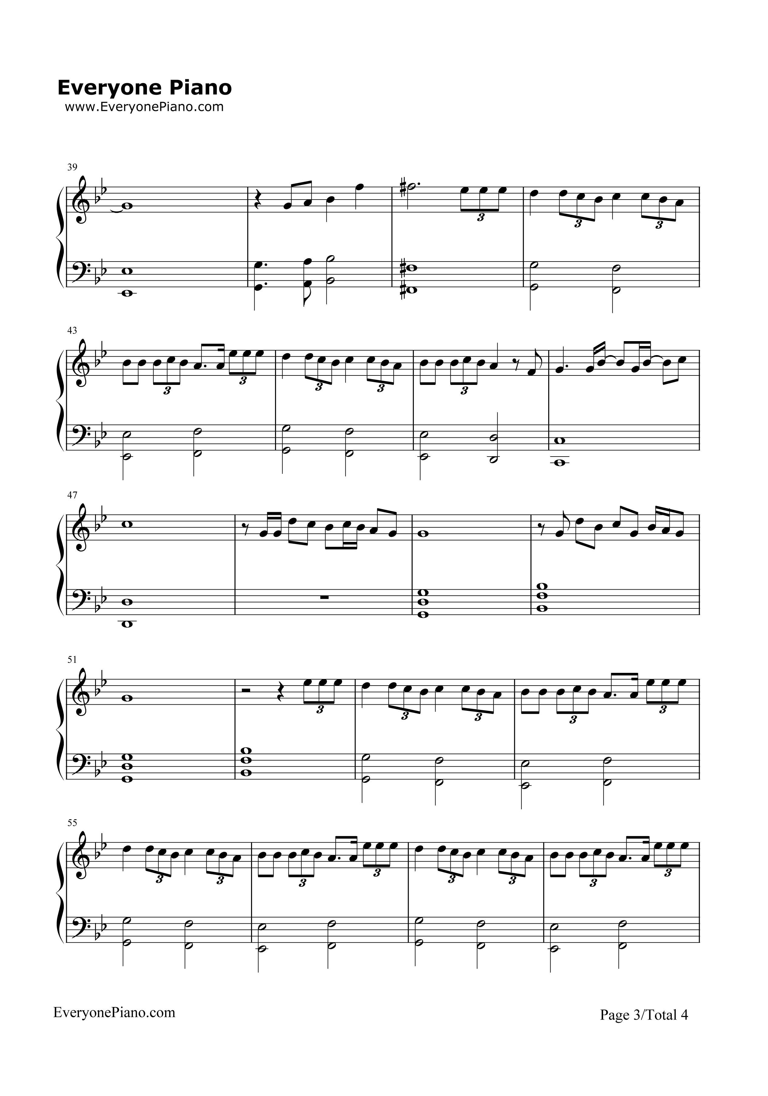 Writing's on the Wall钢琴谱-Sam Smith3