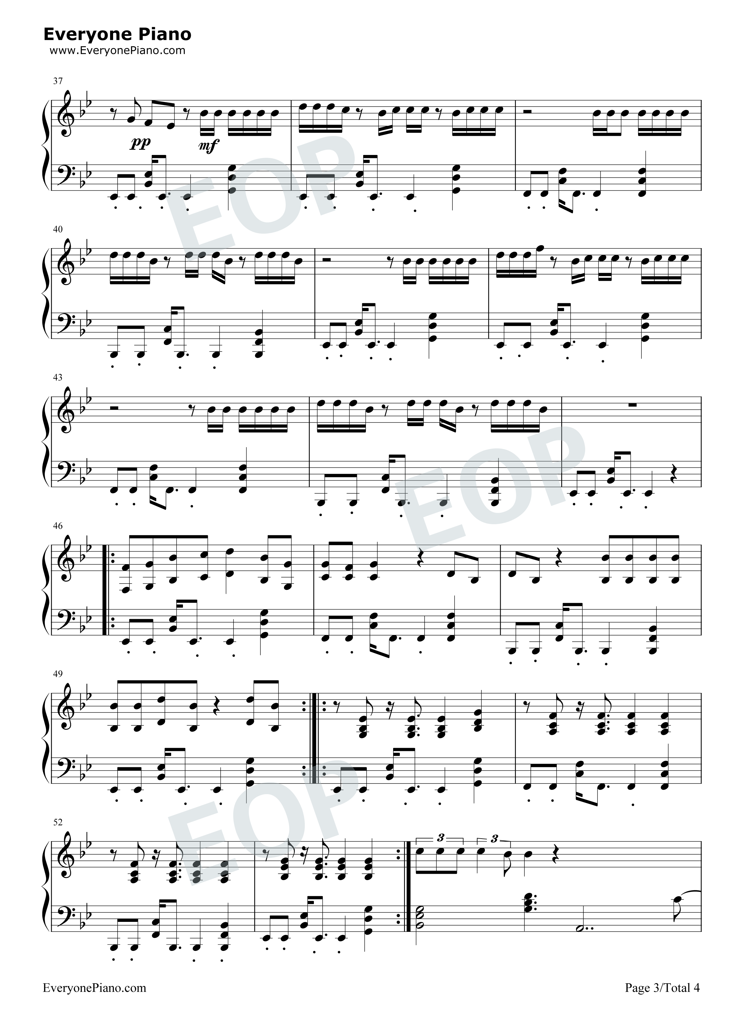 What Lovers Do钢琴谱-Maroon 5 SZA3