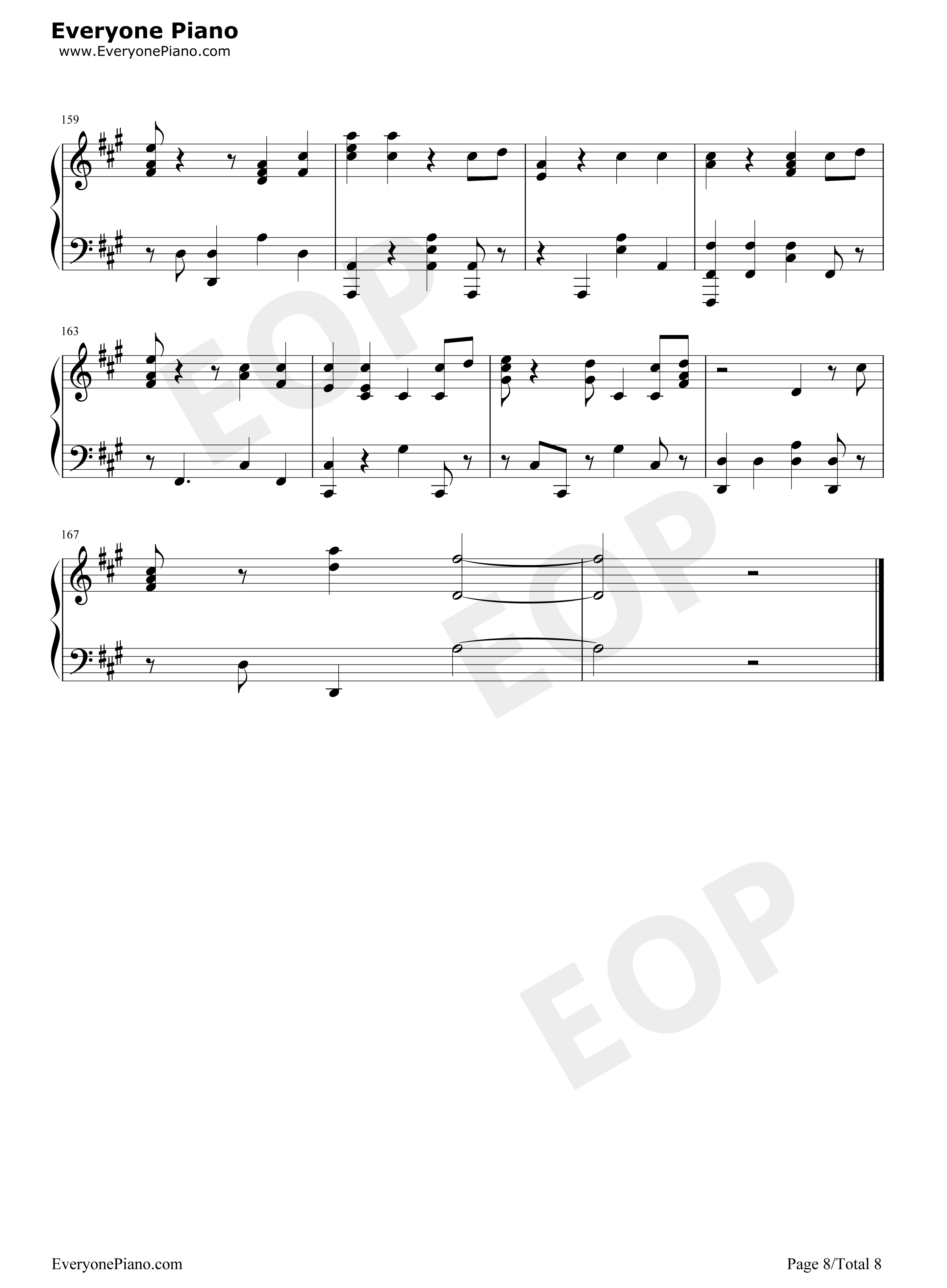 I'm Still Here钢琴谱-Sia8