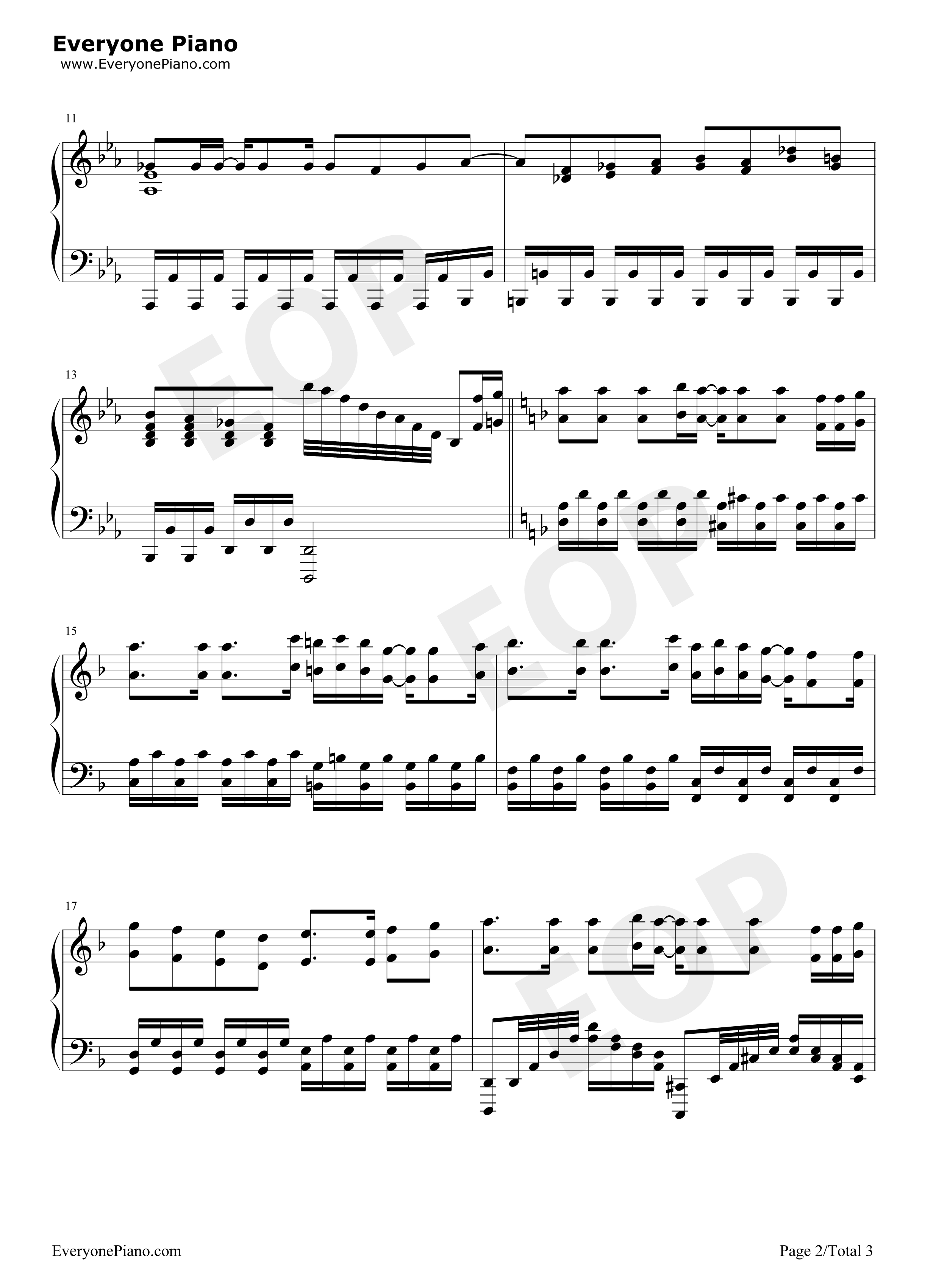From the Edge钢琴谱-FictionJunction LiSA2