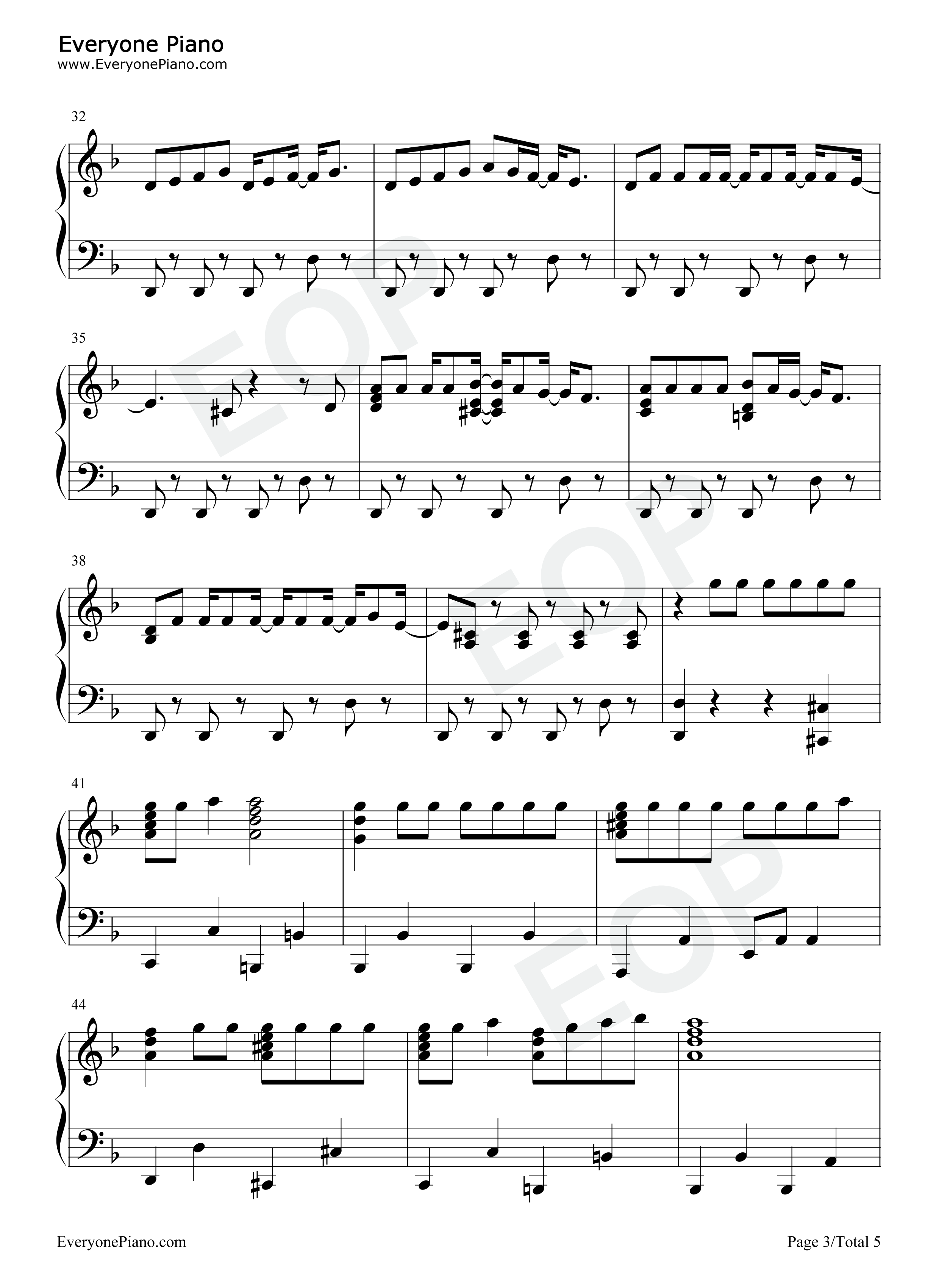 Piece of You钢琴谱-Shawn Mendes3