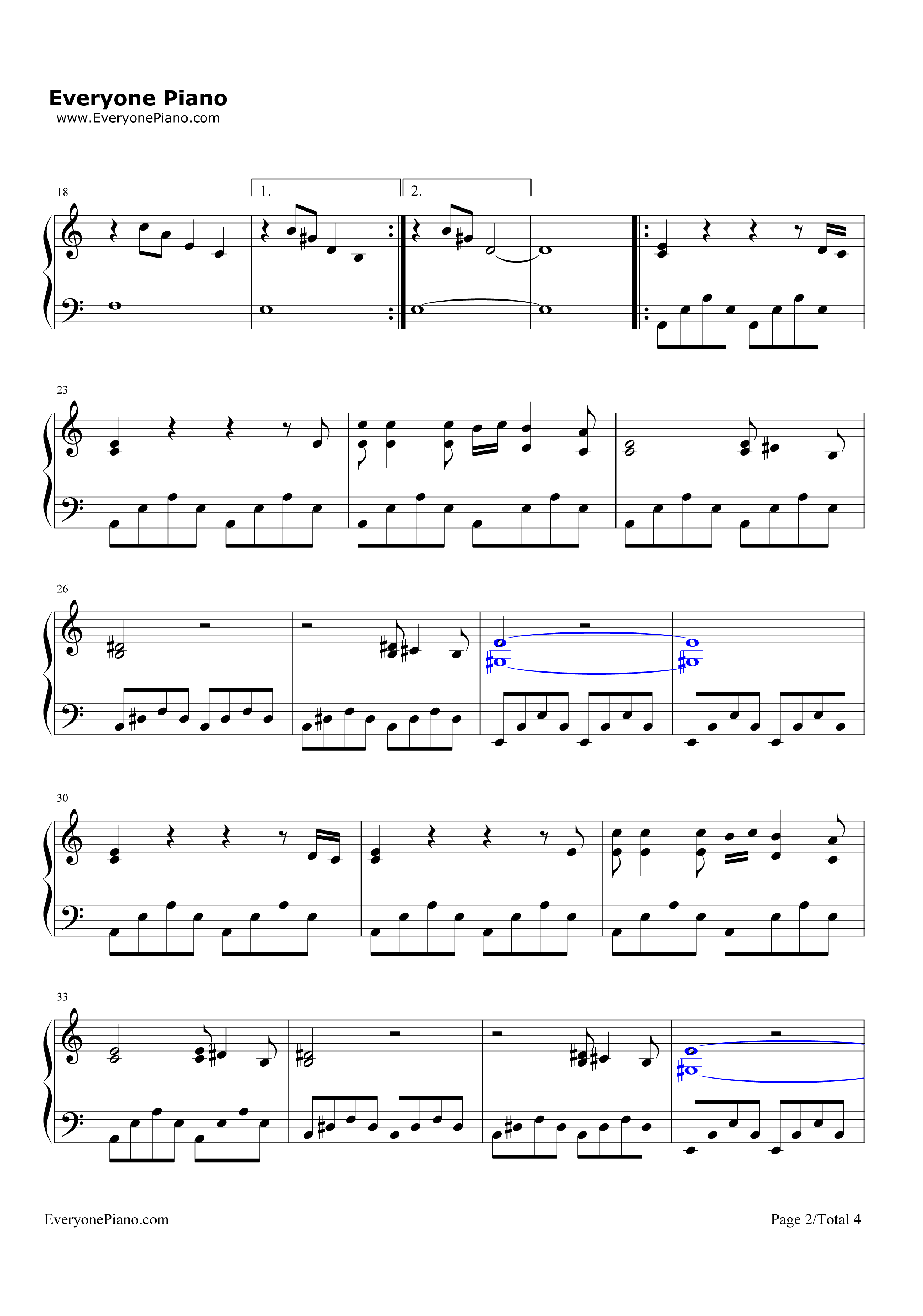 Still Loving You钢琴谱-Scorpions2