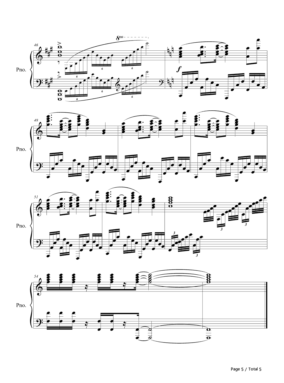 Trust in You钢琴谱-sweet ARMS5