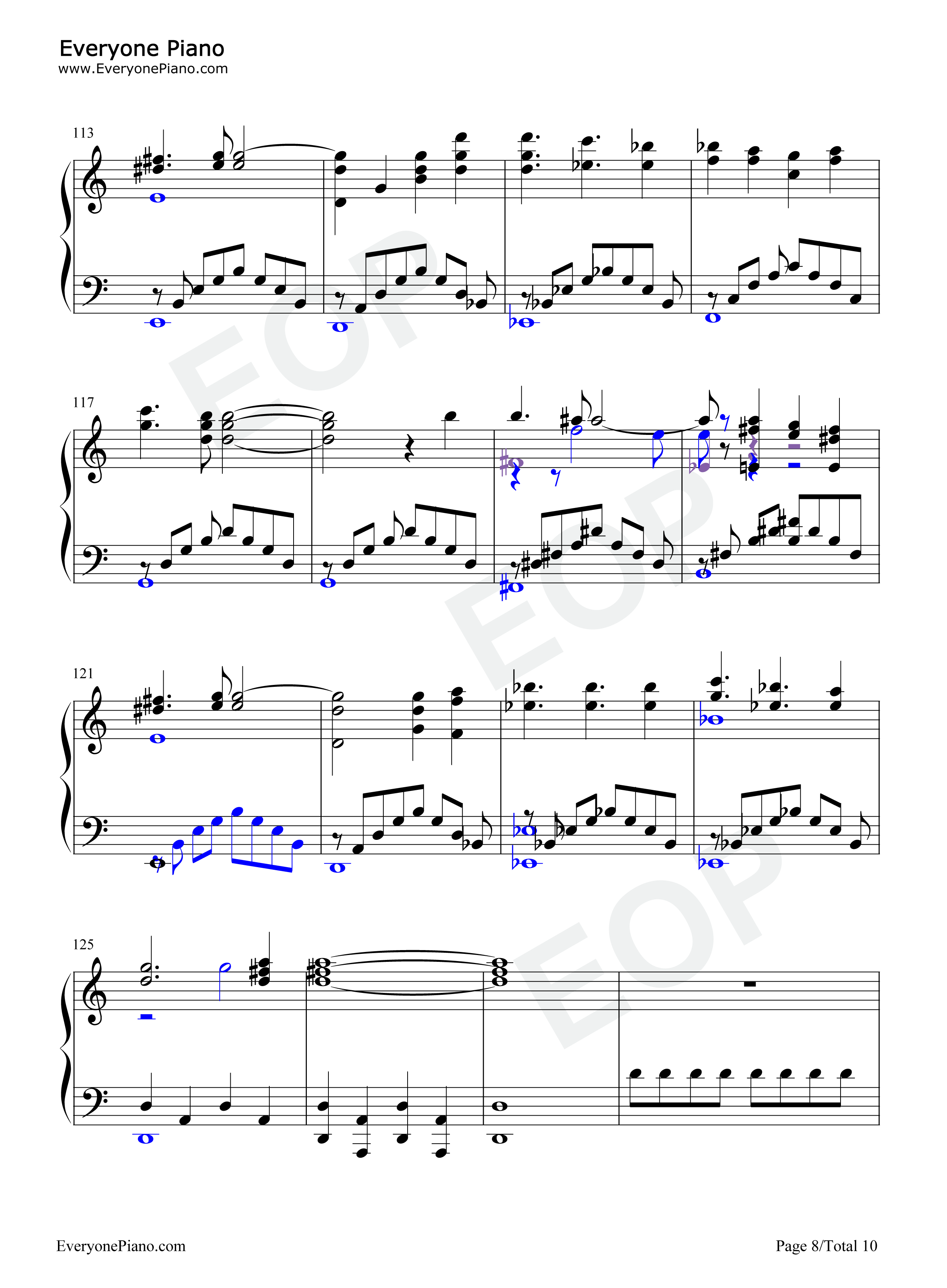 Misterioso钢琴谱-Kalafina8