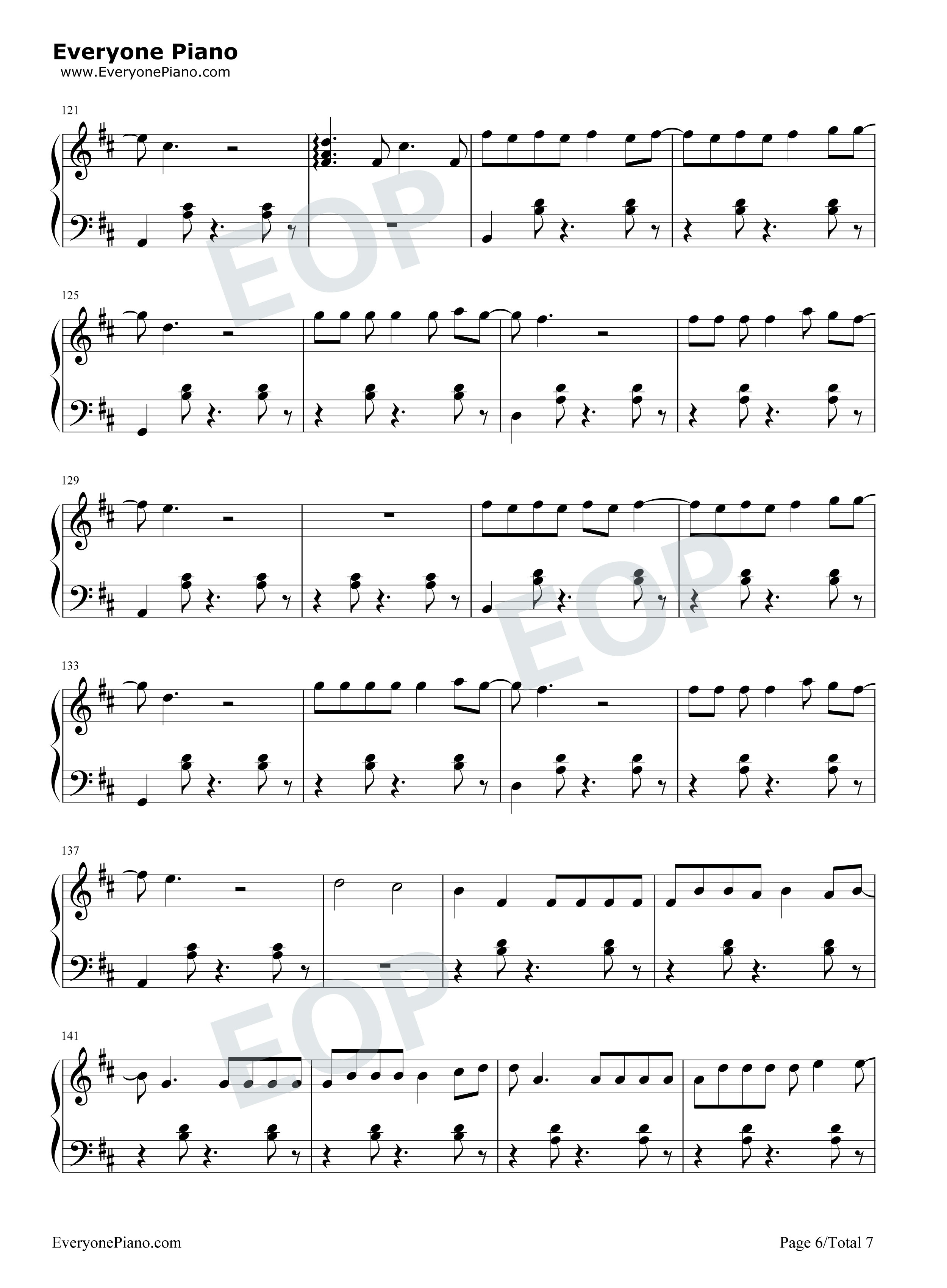 Despacito钢琴谱-Luis Fonsi Daddy Yankee6