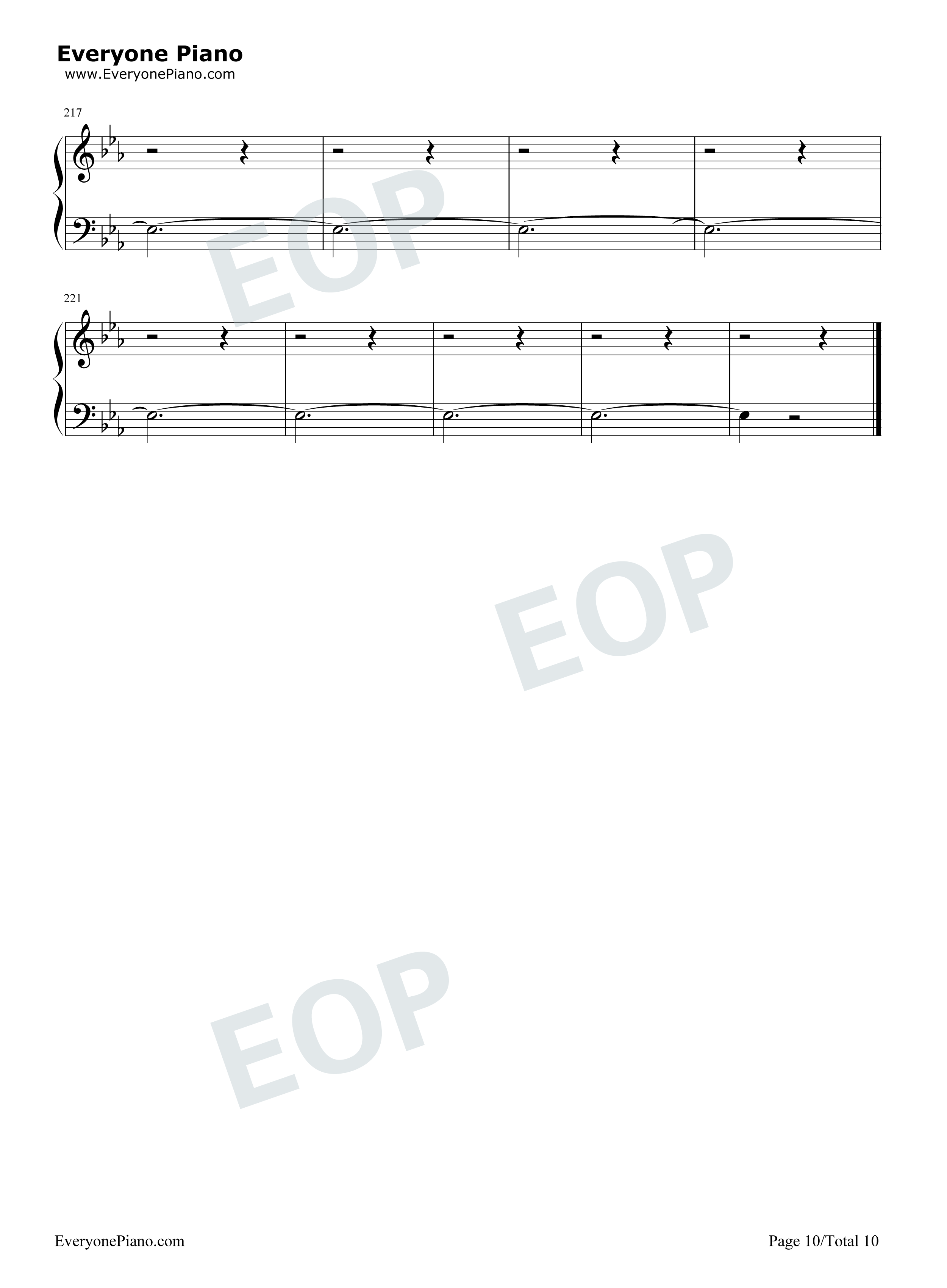 Is That For Me钢琴谱-Alesso Anitta10