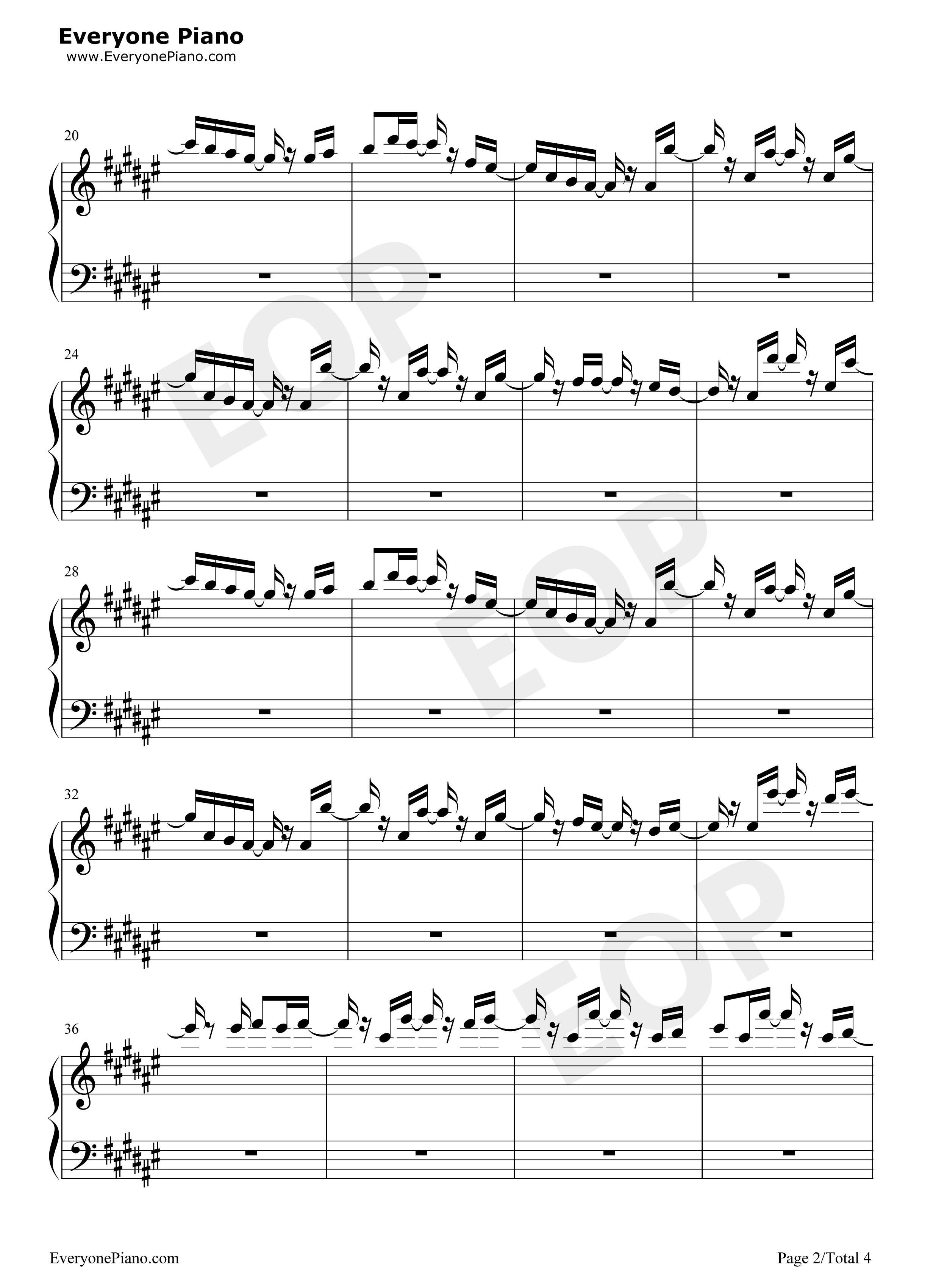 少年たちとの別れ钢琴谱-PMMK2