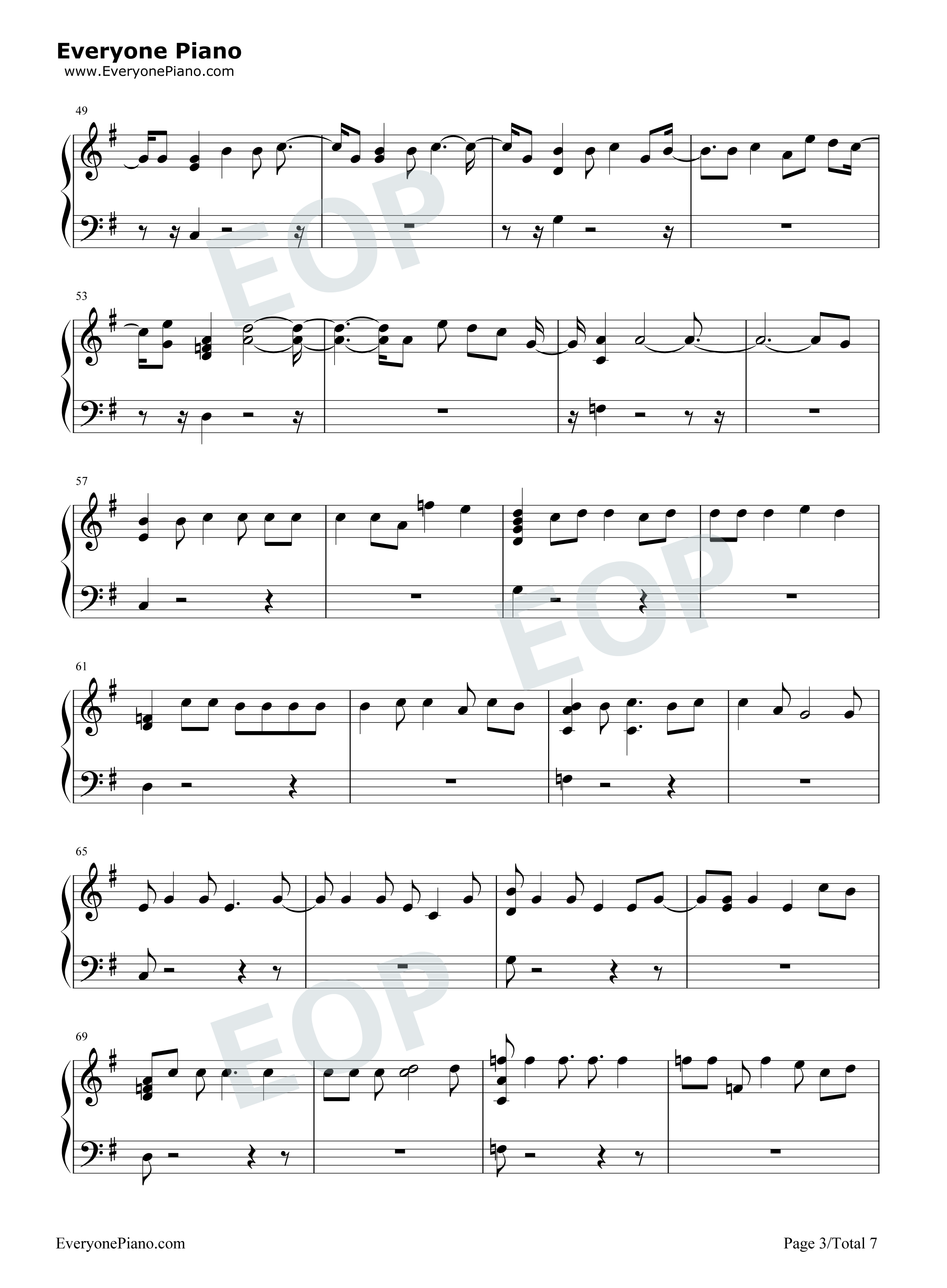 Getaway Car钢琴谱-Taylor Swift3
