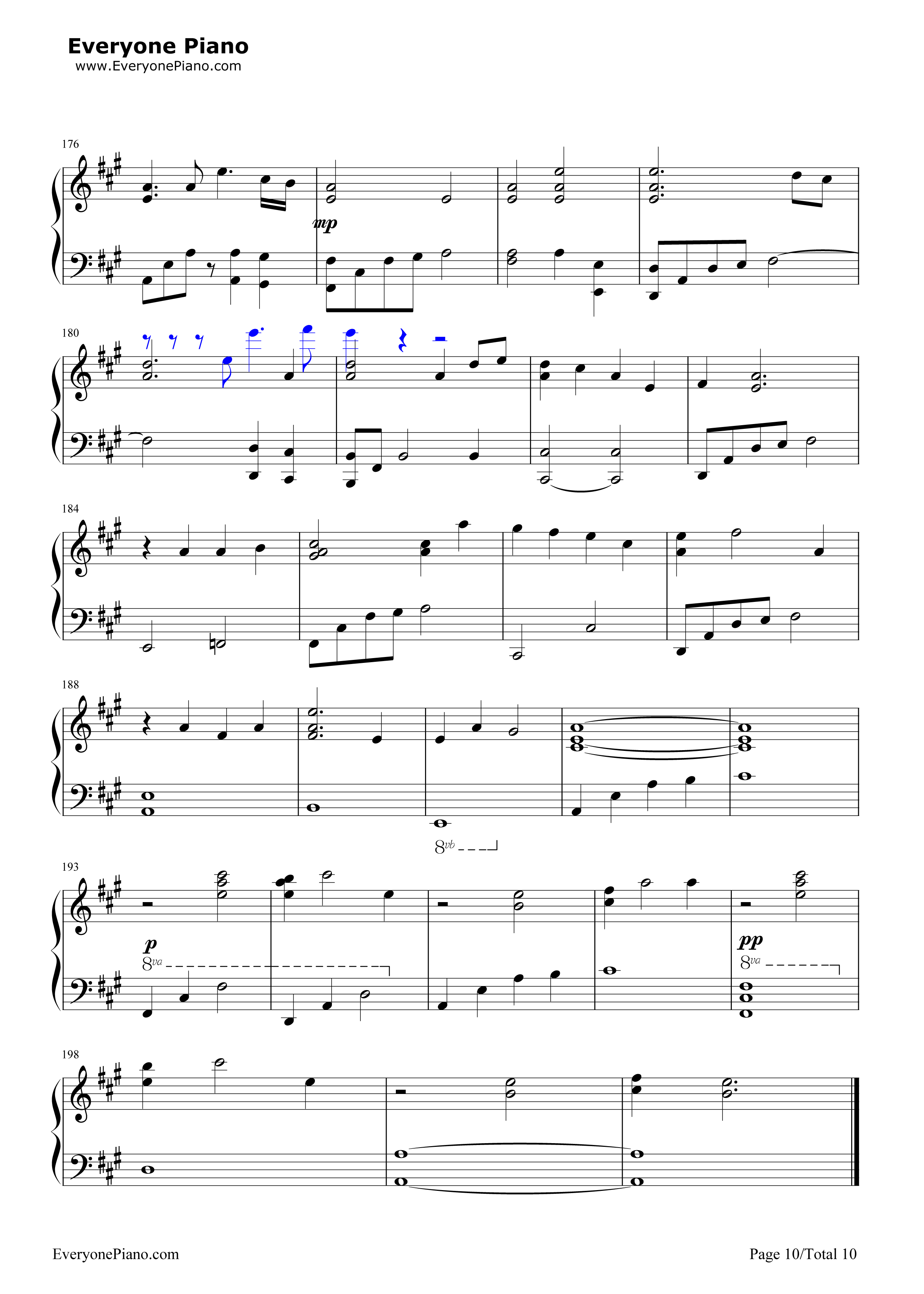 サマータイムレコード钢琴谱-IA10