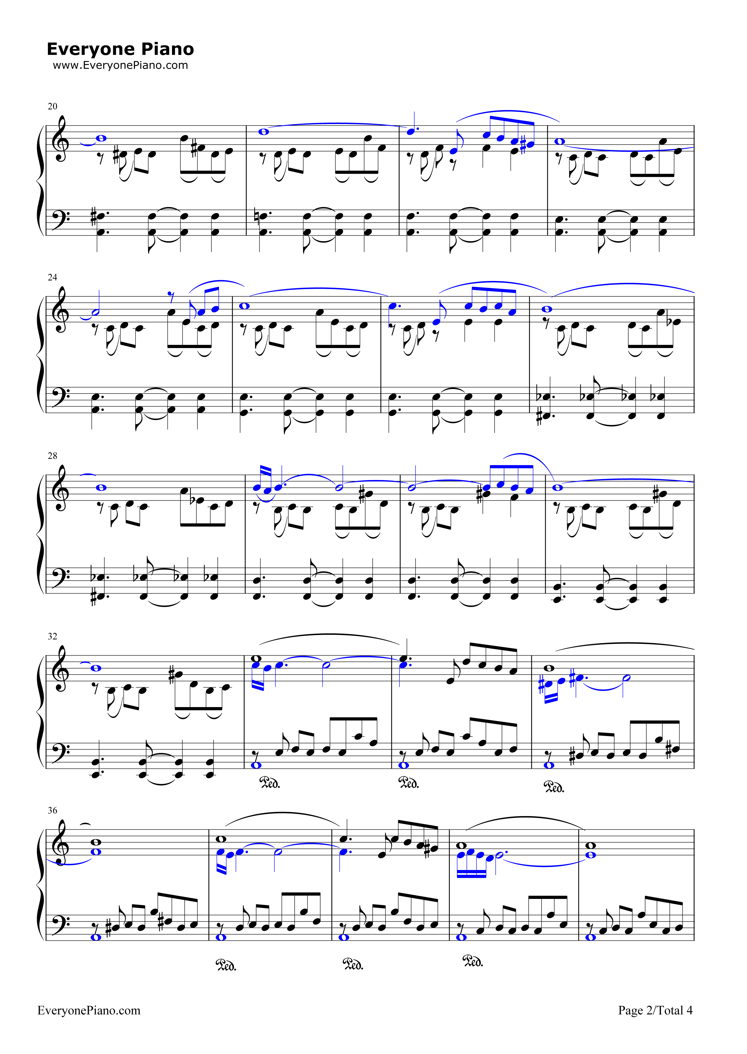 自由探戈钢琴谱-皮亚佐拉（Astor Piazzolla）2