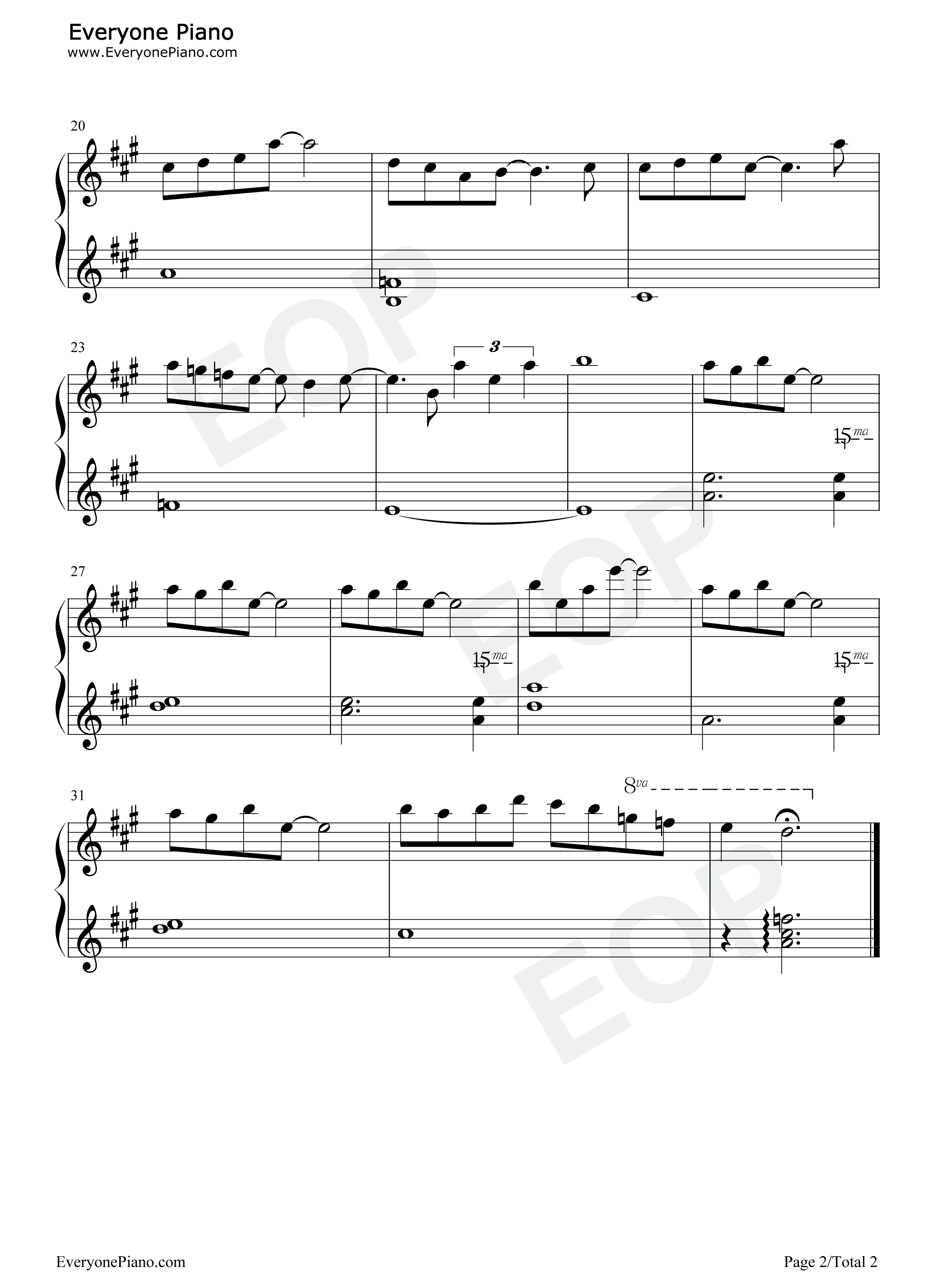 夜のフェリー钢琴谱-野田洋次郎 RADWIMPS2