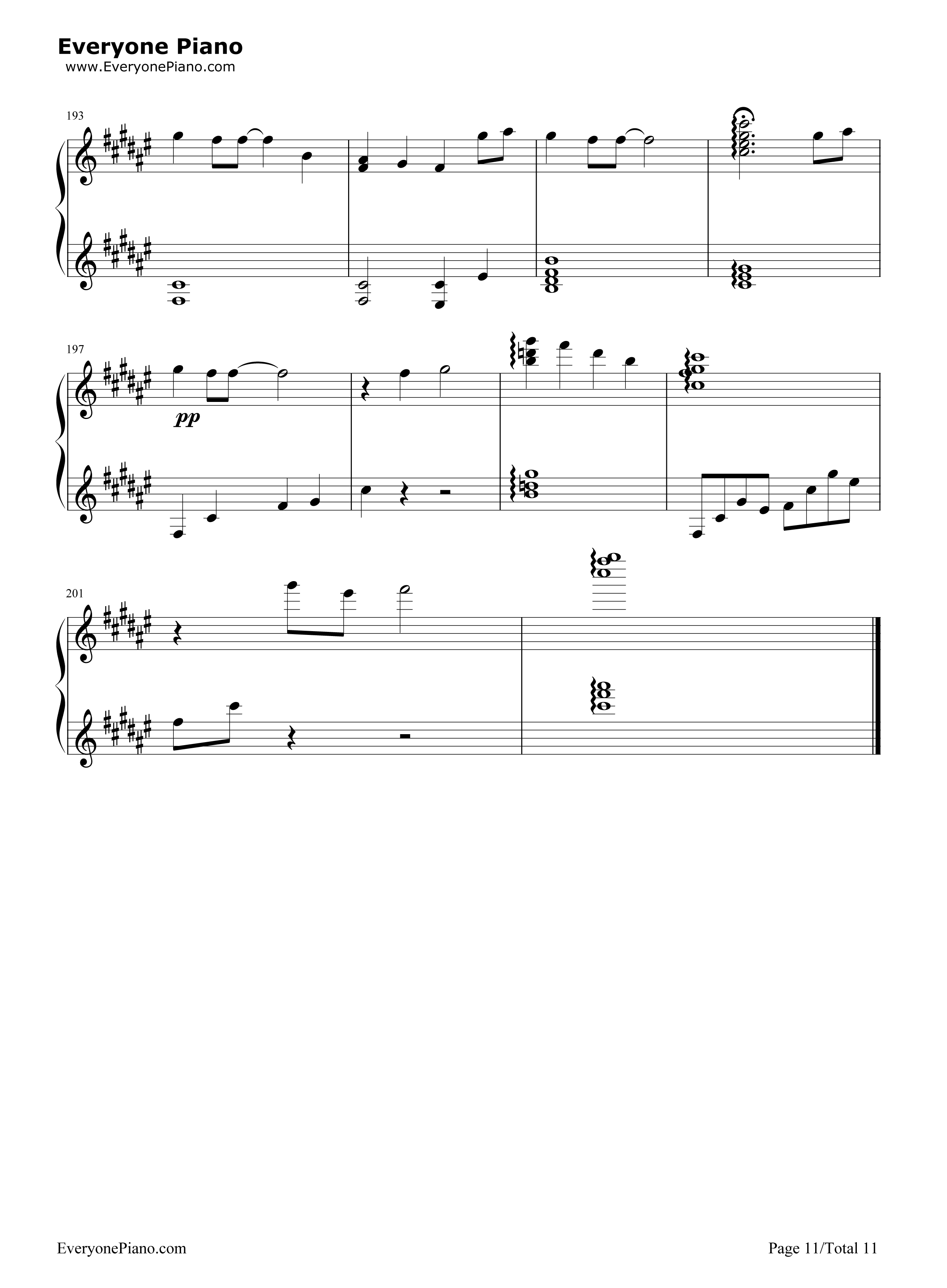 secret base 君がくれたもの钢琴谱-ZONE11