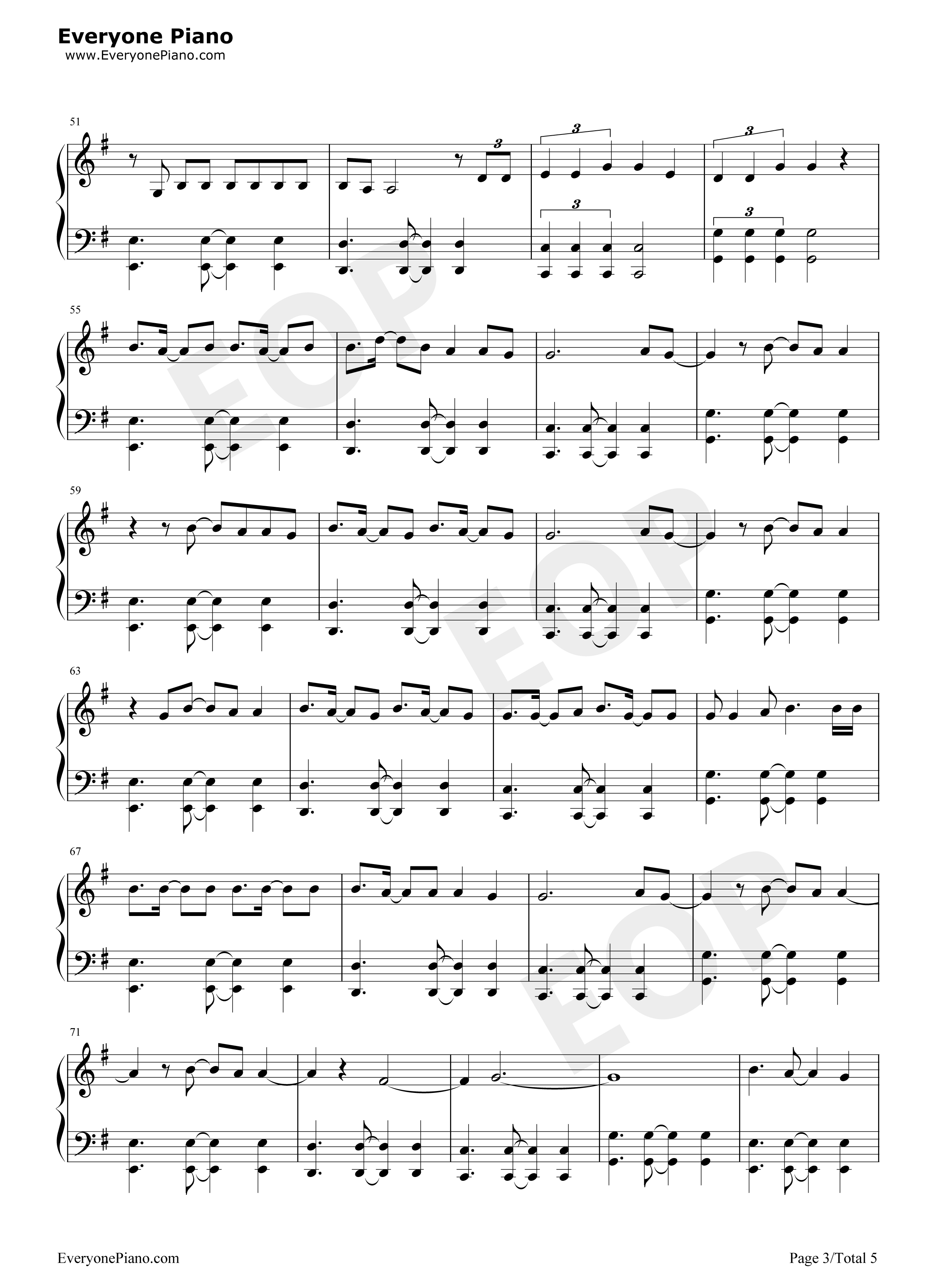 Love Wins钢琴谱-Carrie Underwood3