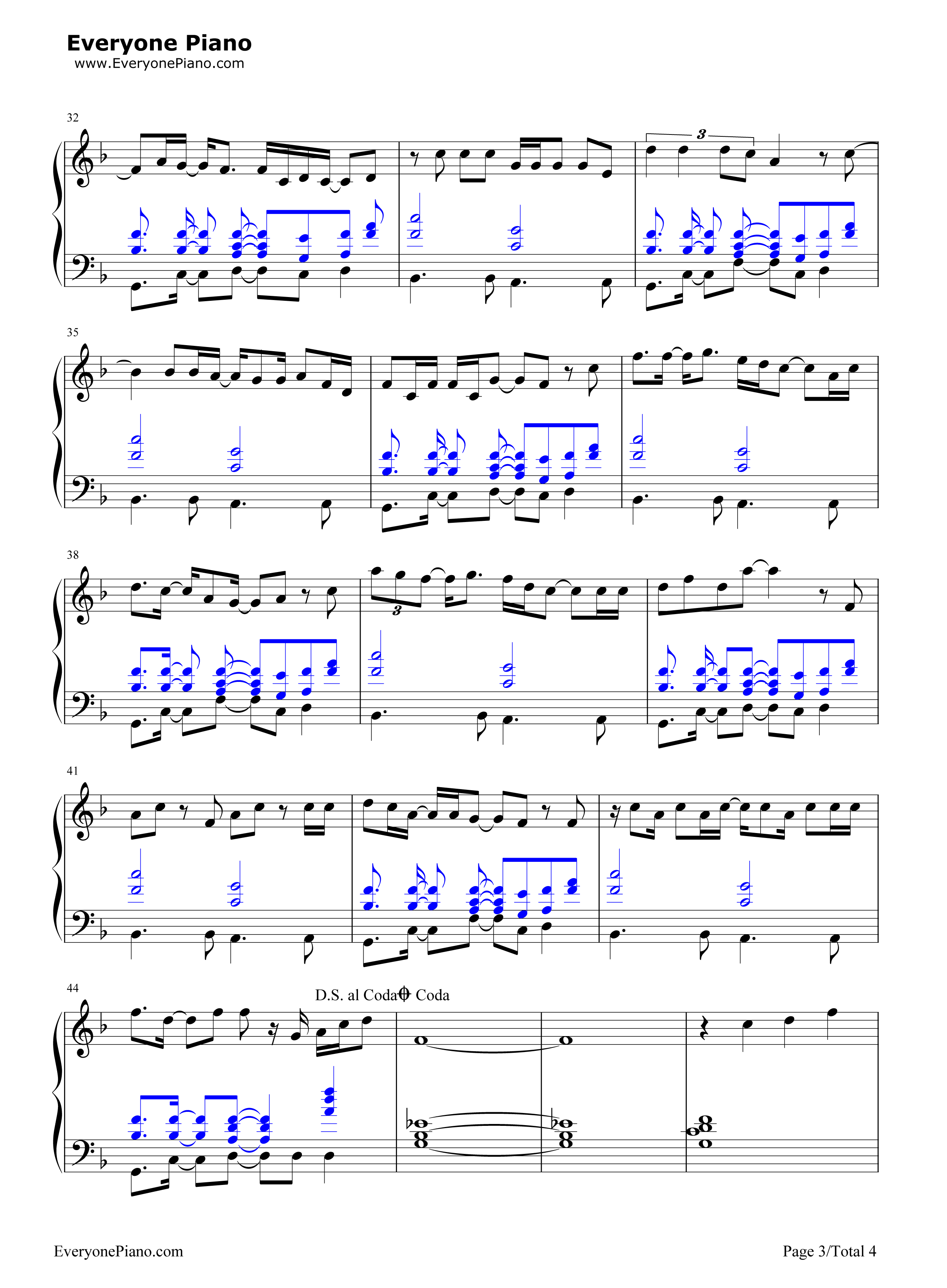 Seasons of Love钢琴谱-Jonathan Larson3