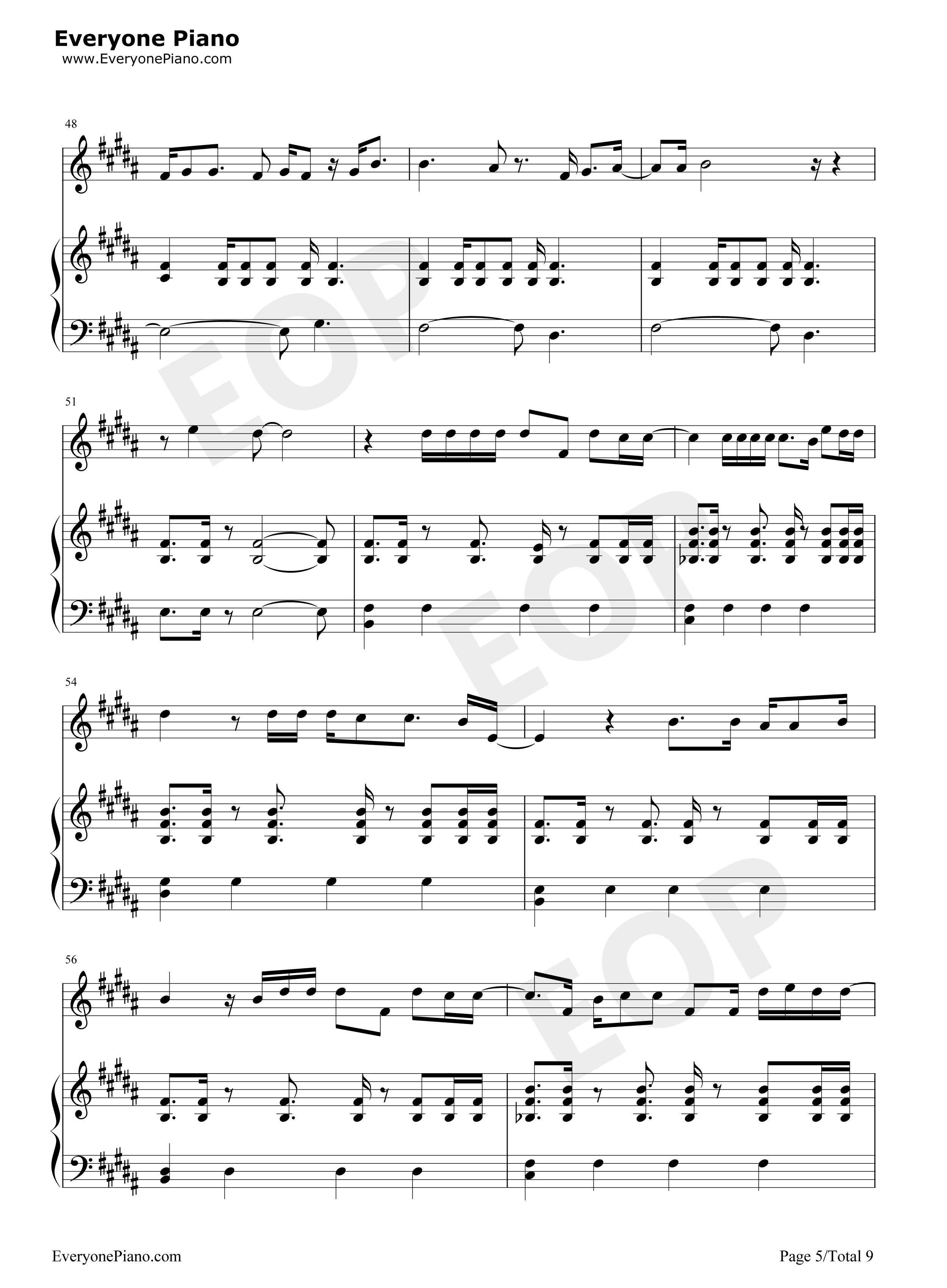 You Will Be Found钢琴谱-Benj Pasek5