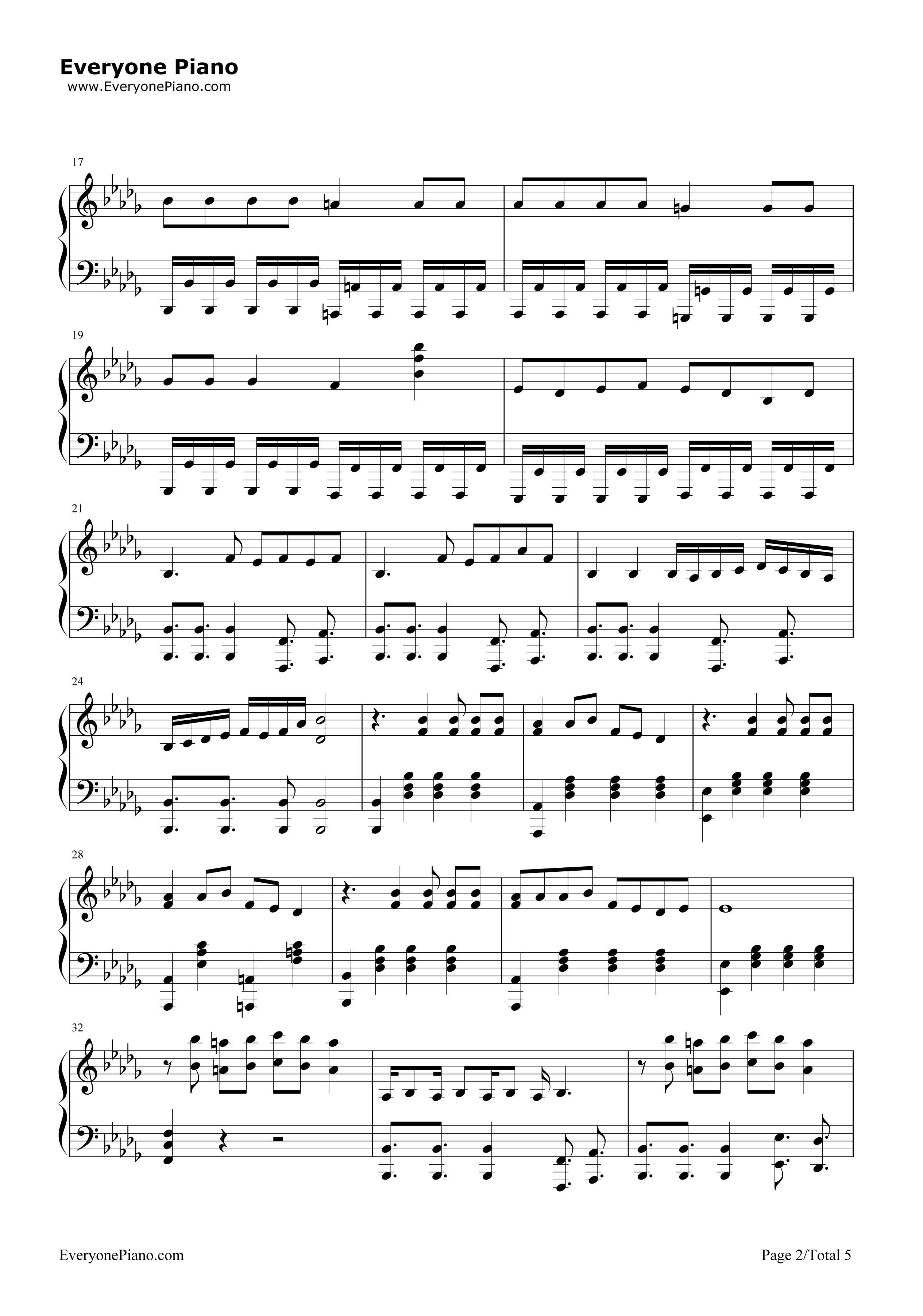 Victorious钢琴谱-Panic at the Disco2