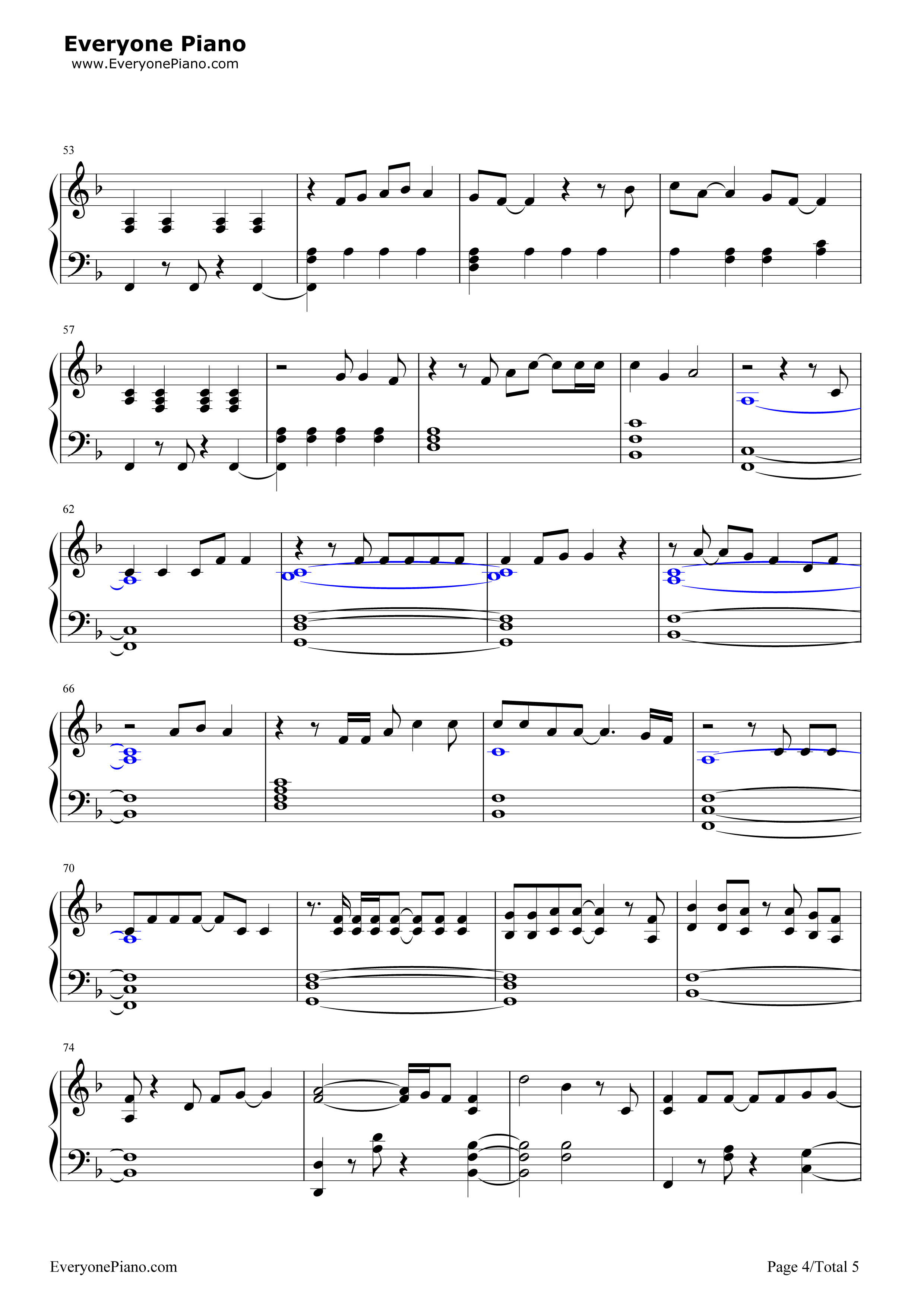 U.N.I.钢琴谱-Ed Sheeran4