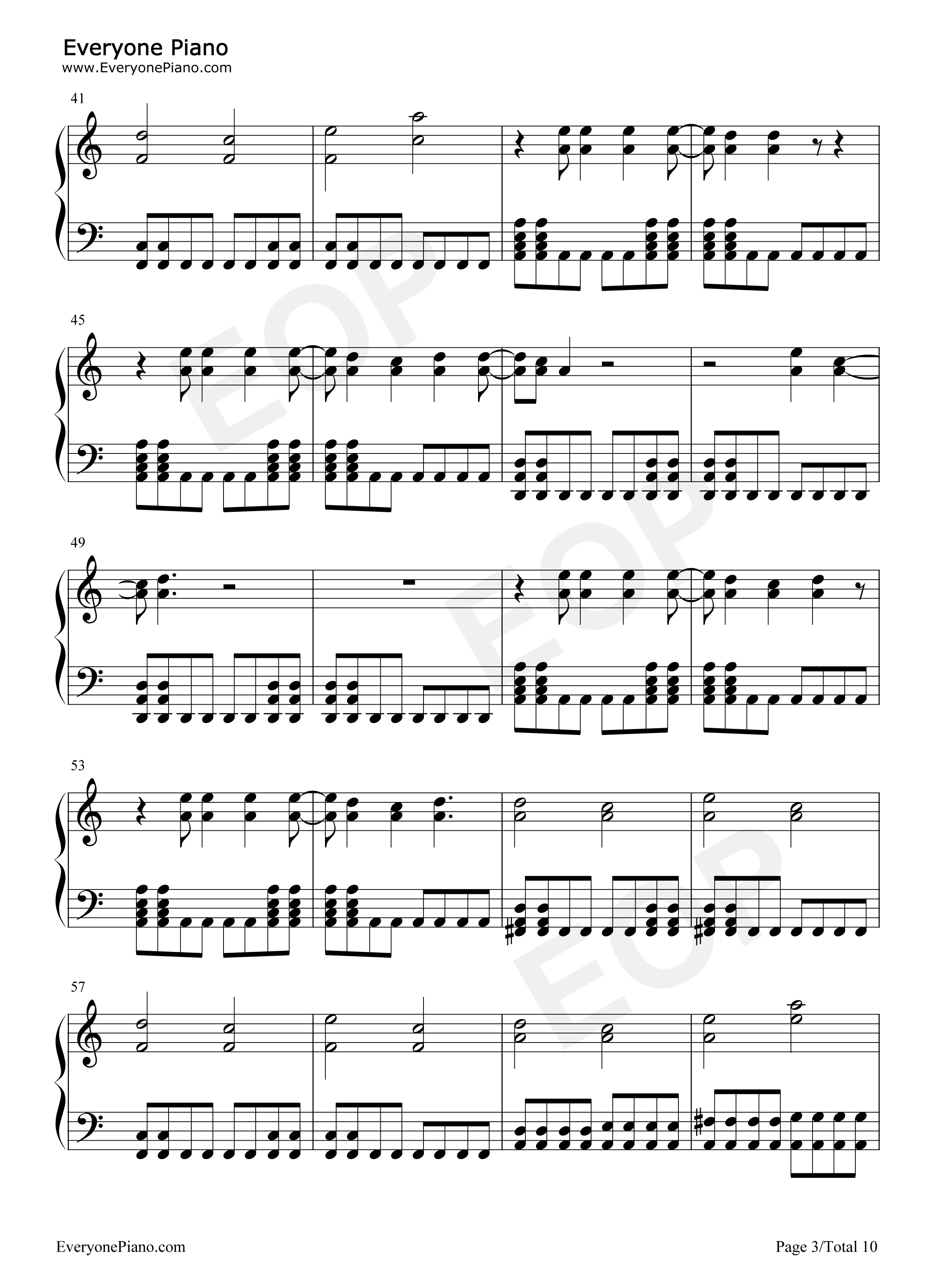 The Pretender钢琴谱-Foo Fighters3