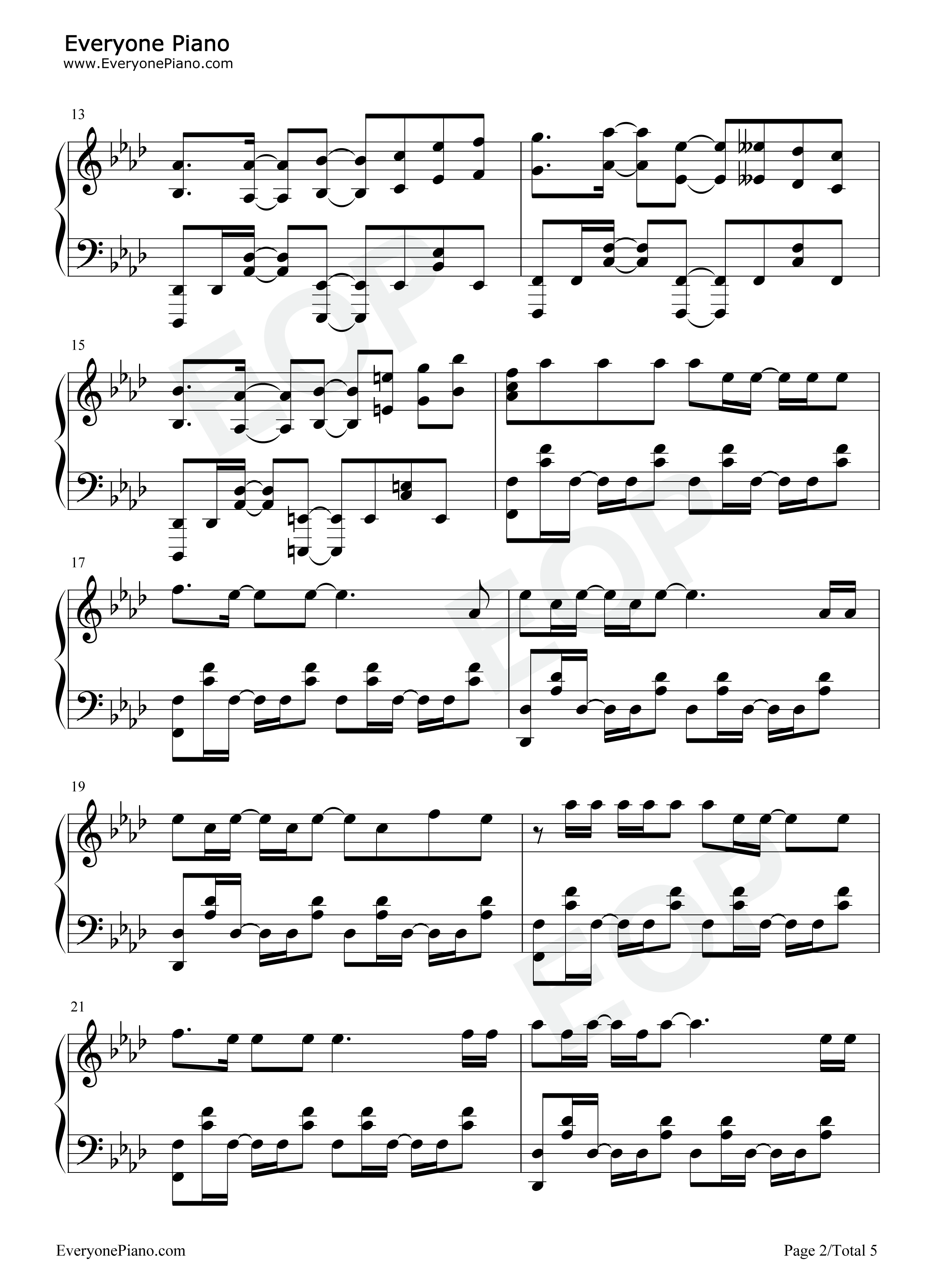 Howling钢琴谱-ASCA2